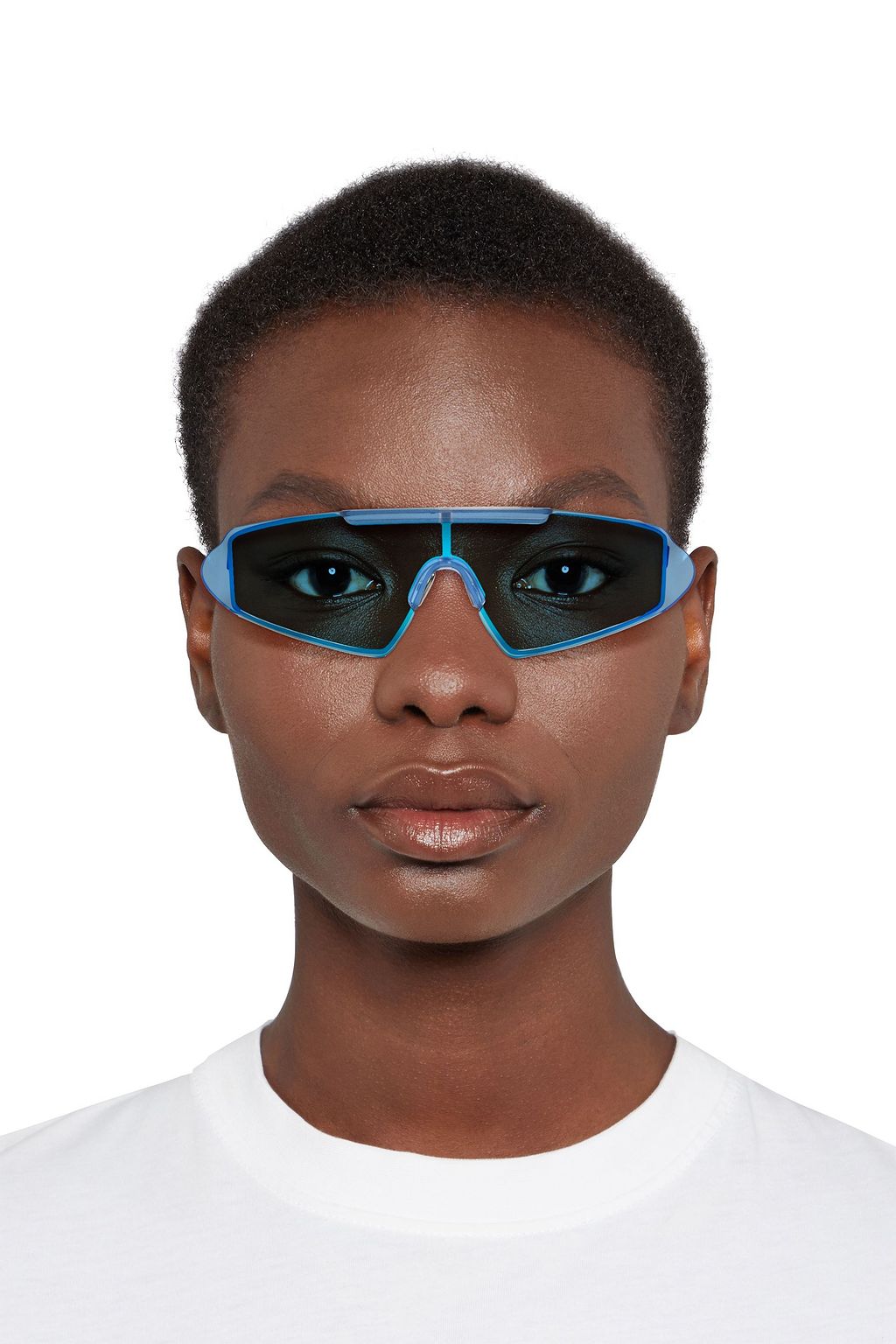 ACNE STUDIOS D-frame silver-tone and acetate sunglasses