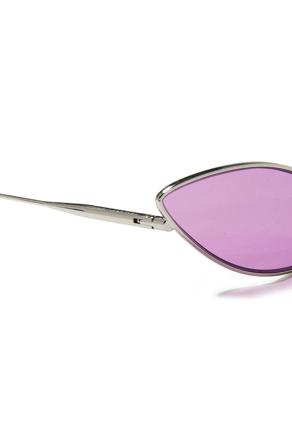 ACNE STUDIOS Cat-eye coated metal sunglasses