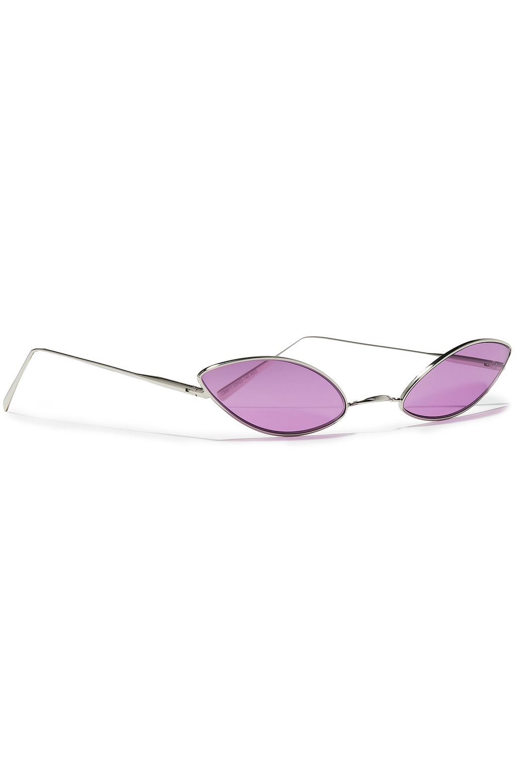 ACNE STUDIOS Cat-eye coated metal sunglasses
