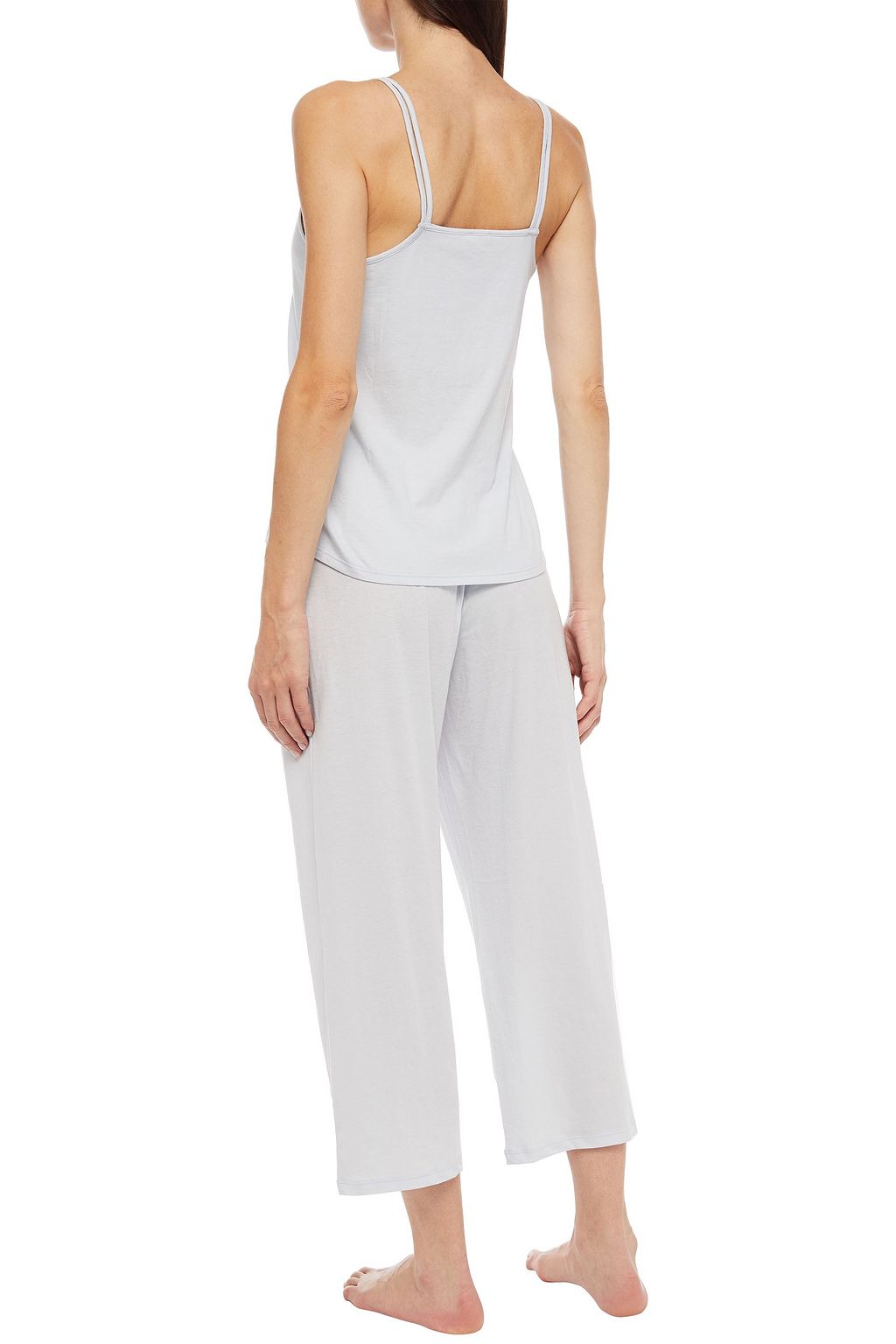SKIN Organic cotton-jersey pajama set