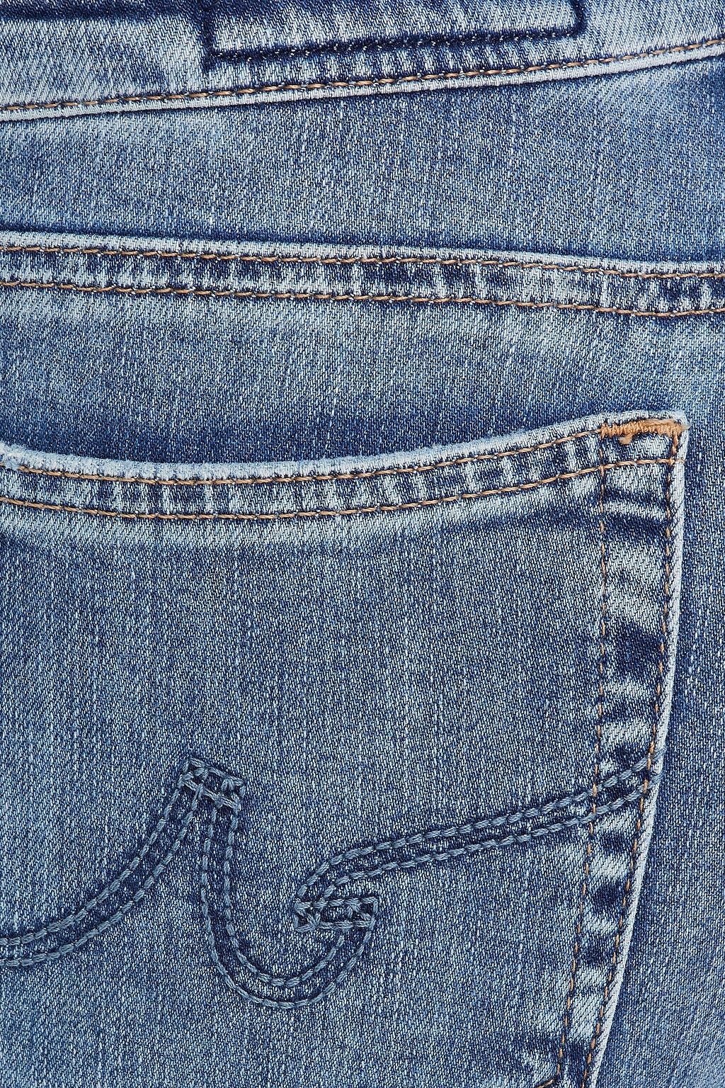 AG JEANS Prima cropped low-rise skinny jeans