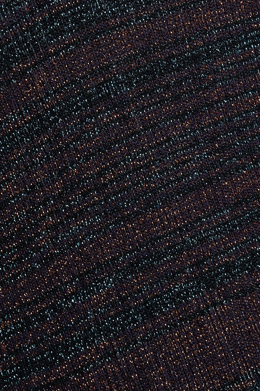MISSONI Oberteil aus Metallic-Häkelstrick