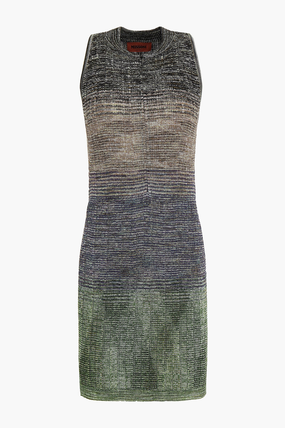 Missoni Woman Metallic Crochet-knit Mini Dress Black Size 38