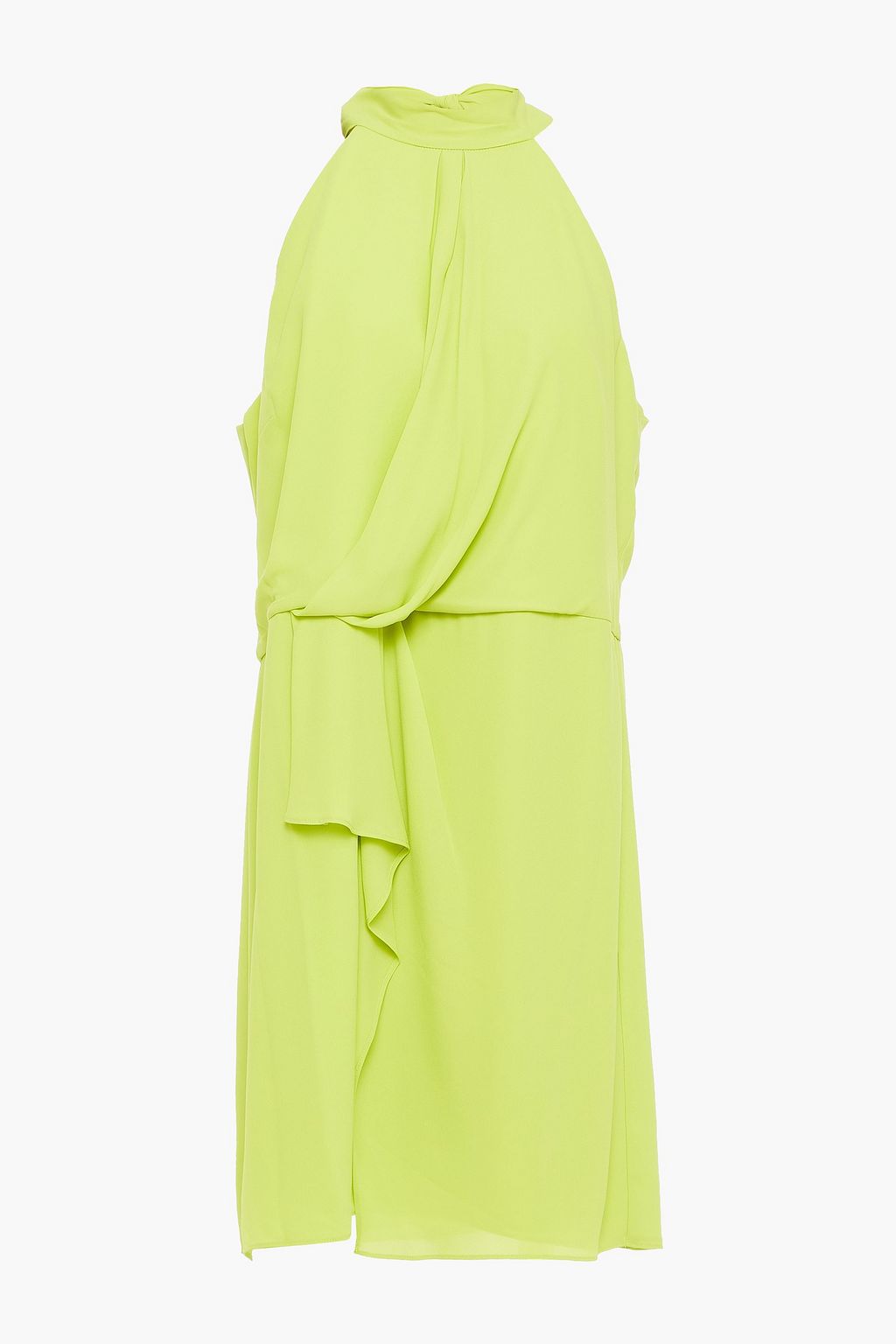 halston heritage crepe mini dress