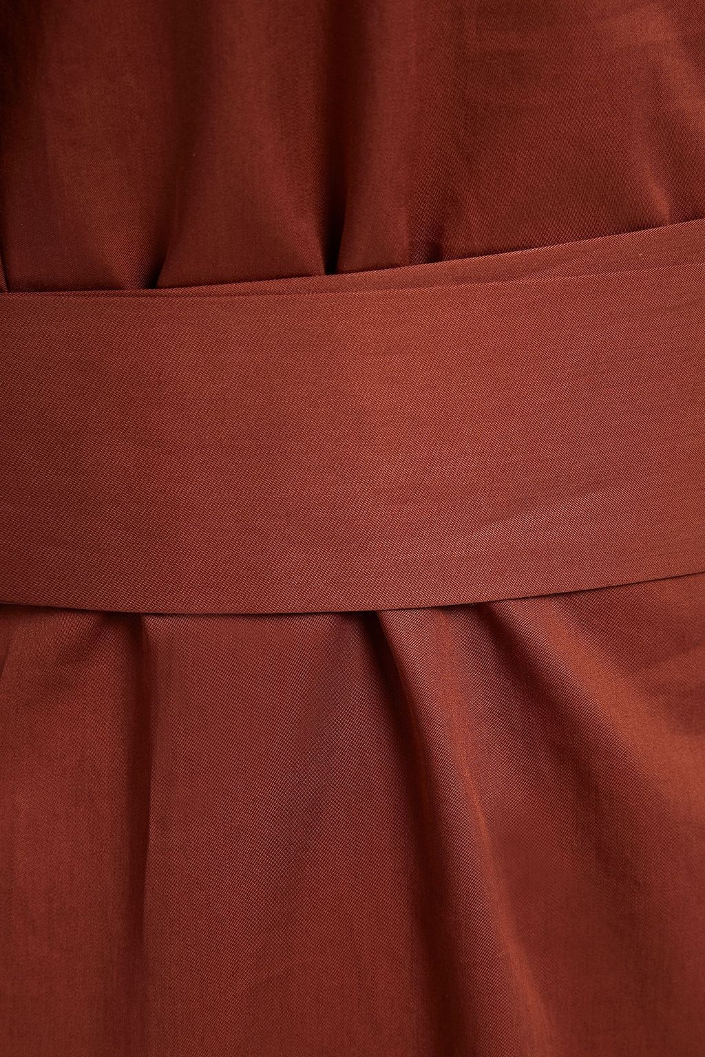 TIBI One-shoulder cotton-sateen midi dress