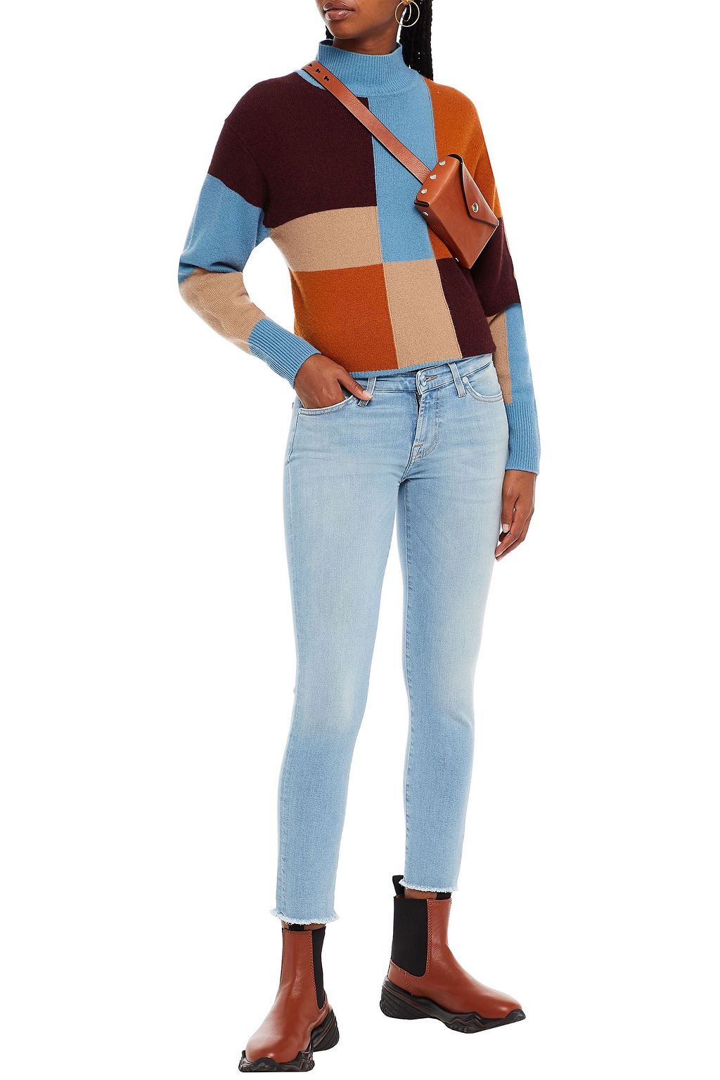 7 FOR ALL MANKIND Pyper mid-rise slim-leg jeans
