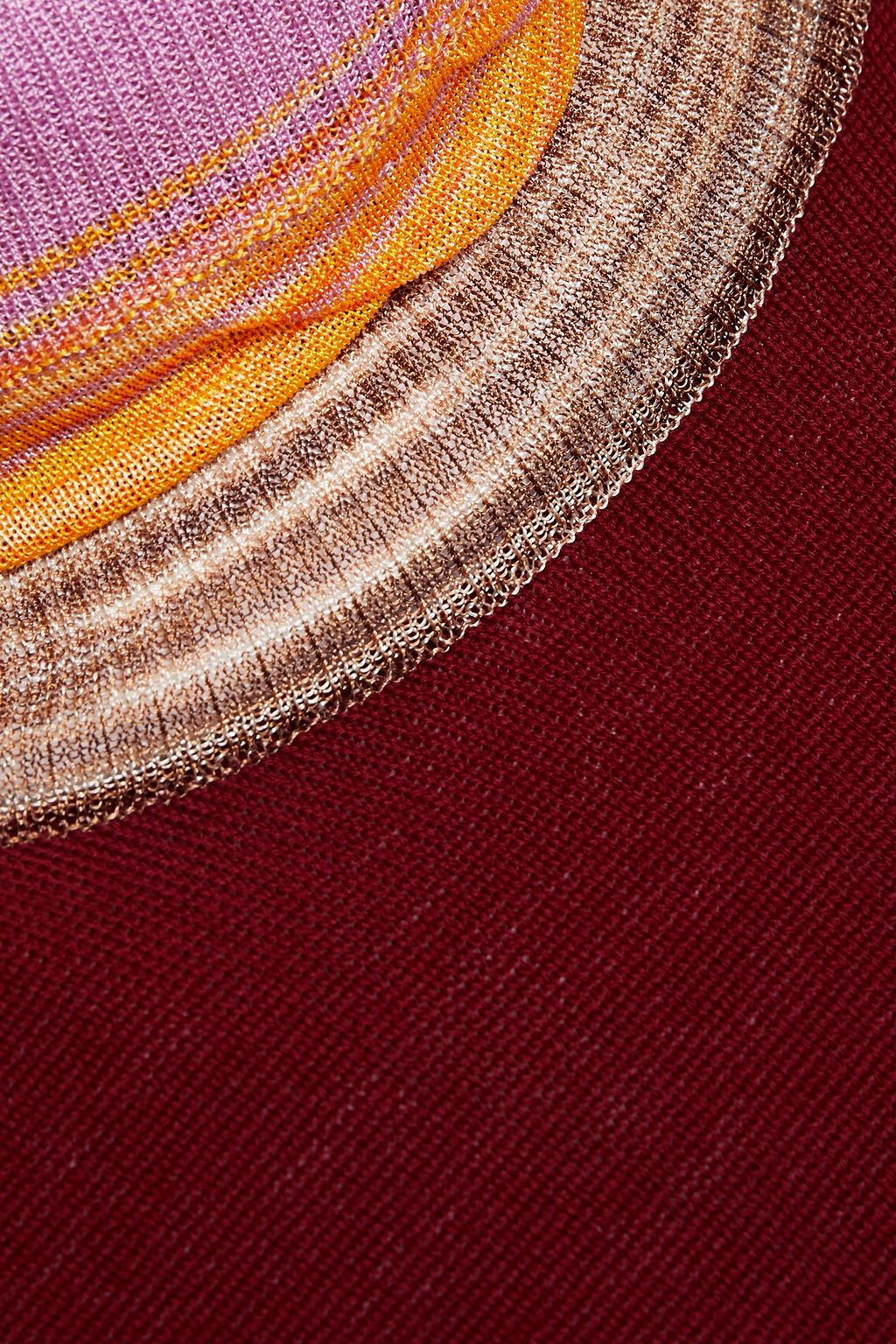 MISSONI Crochet knit-trimmed wool-blend turtleneck sweater