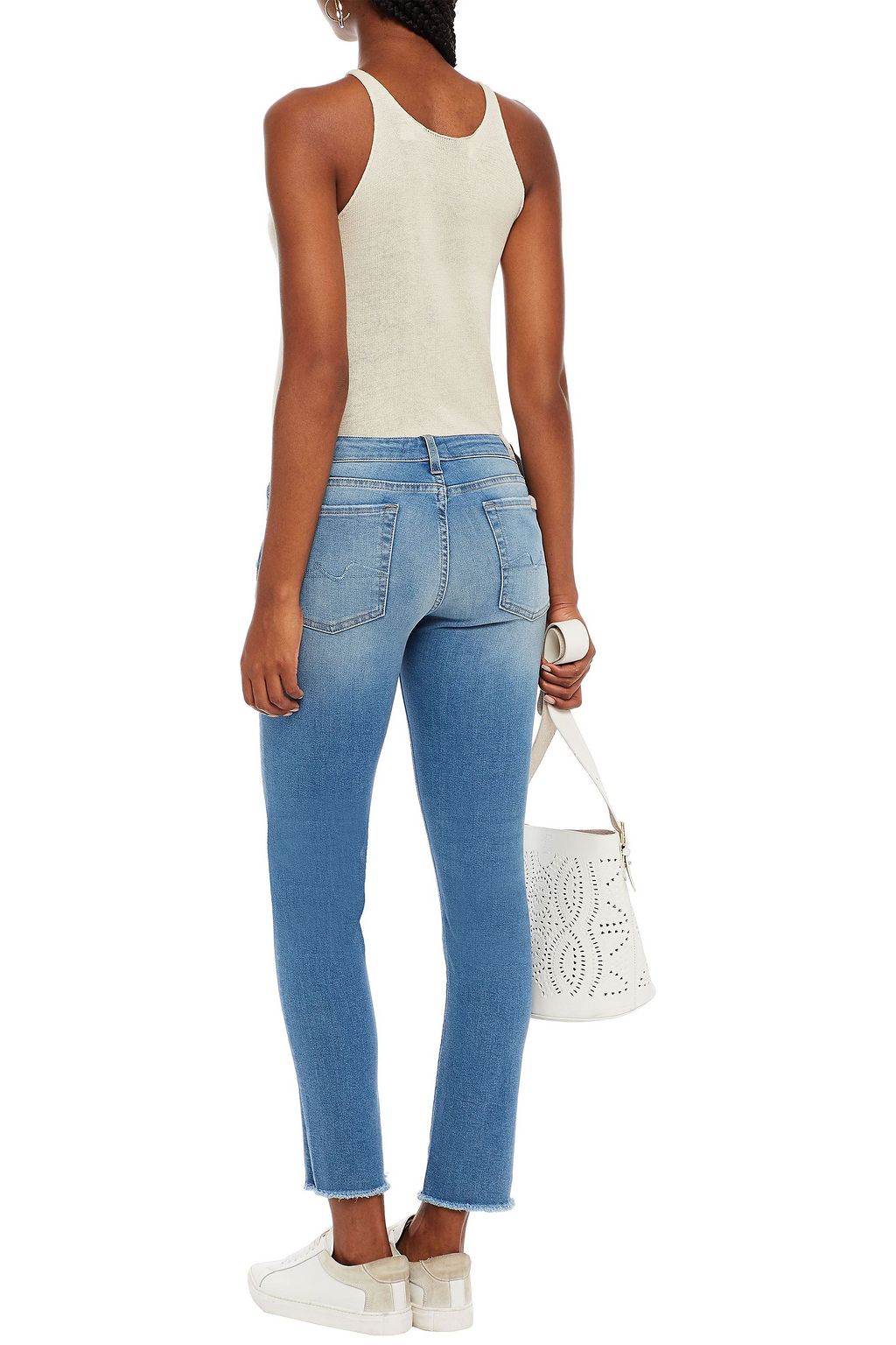 7 FOR ALL MANKIND Pyper mid-rise slim-leg jeans