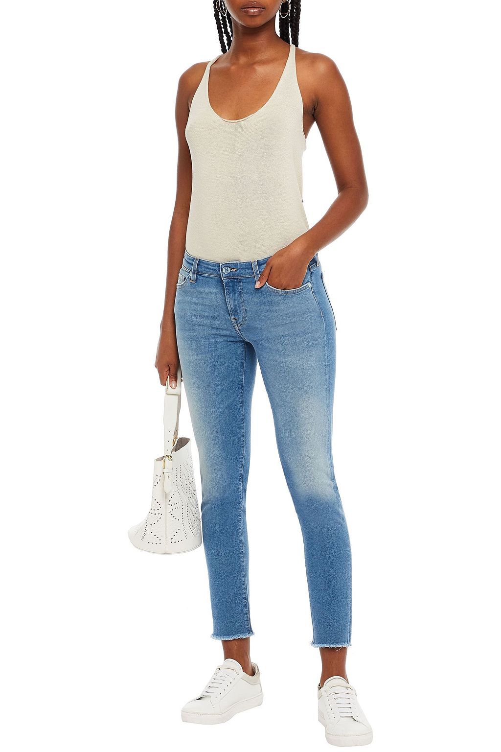 7 FOR ALL MANKIND Pyper mid-rise slim-leg jeans