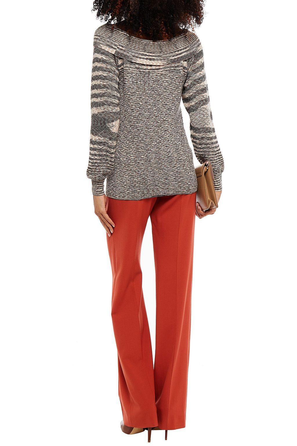 MISSONI Crochet-knit wool sweater