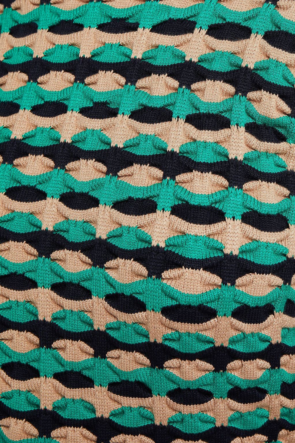 VICTORIA, VICTORIA BECKHAM Jacquard-knit sweater