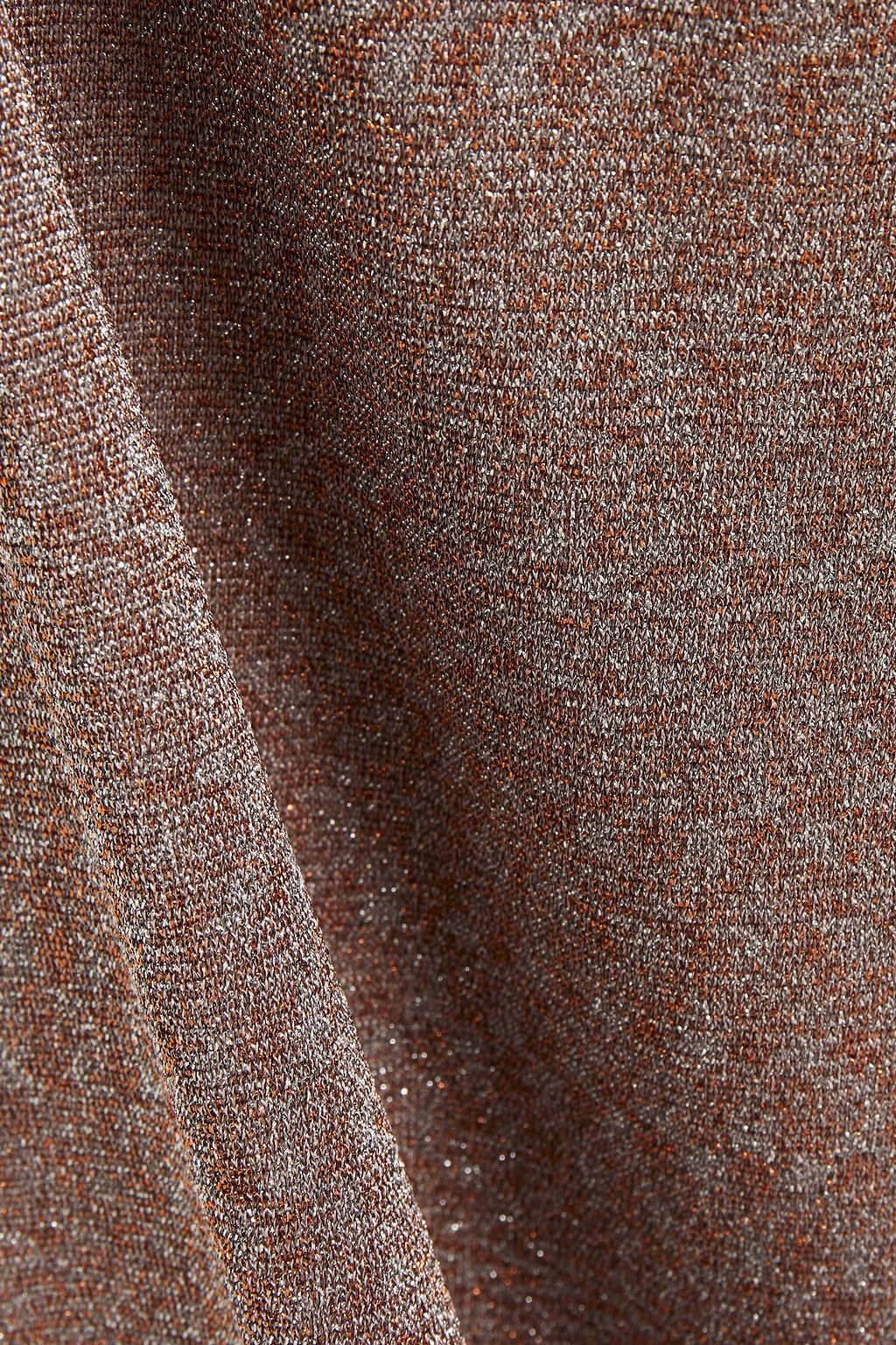 MISSONI Metallic crochet-knit wide-leg pants
