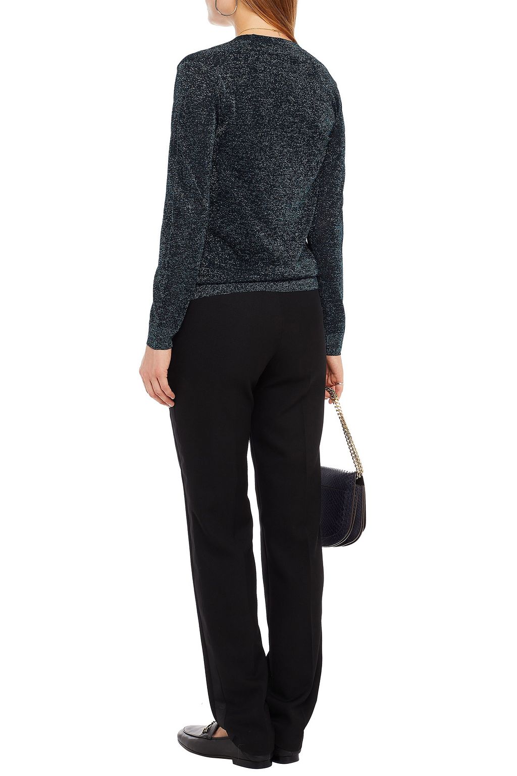 MISSONI Metallic crochet-knit cardigan