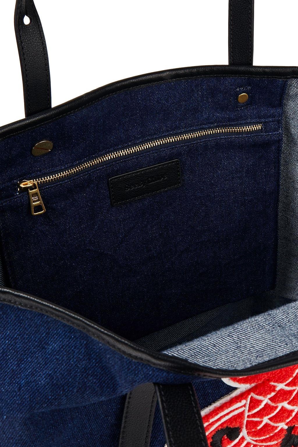 SEE BY CHLOÉ Appliquéd denim tote