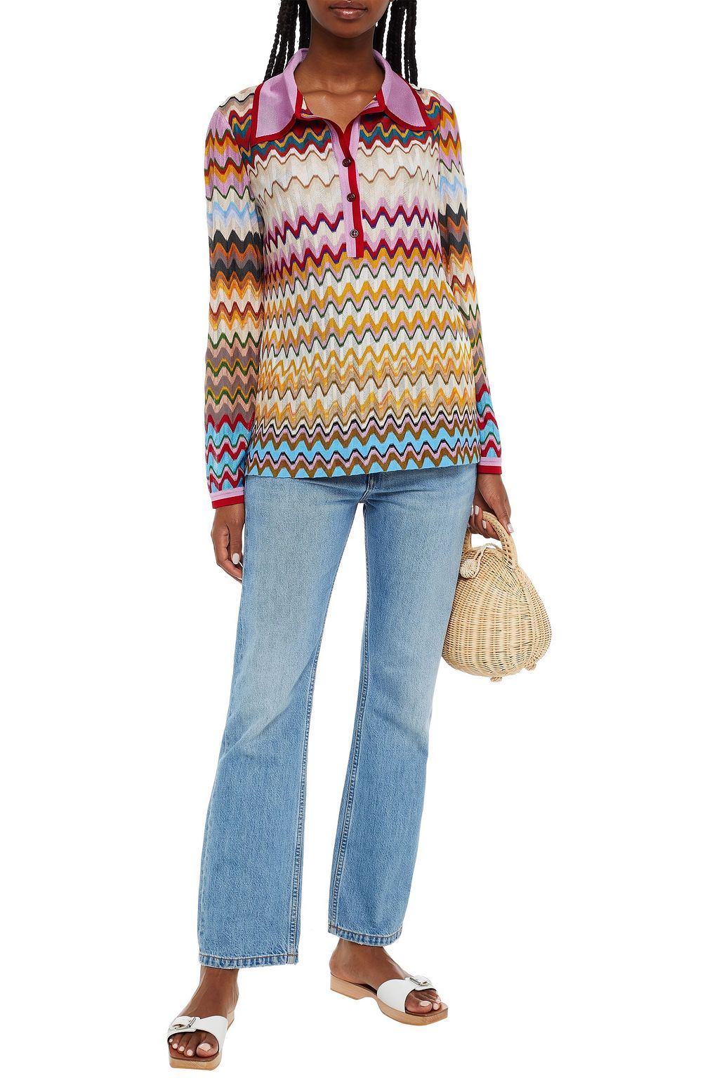 MISSONI Knitted polo shirt