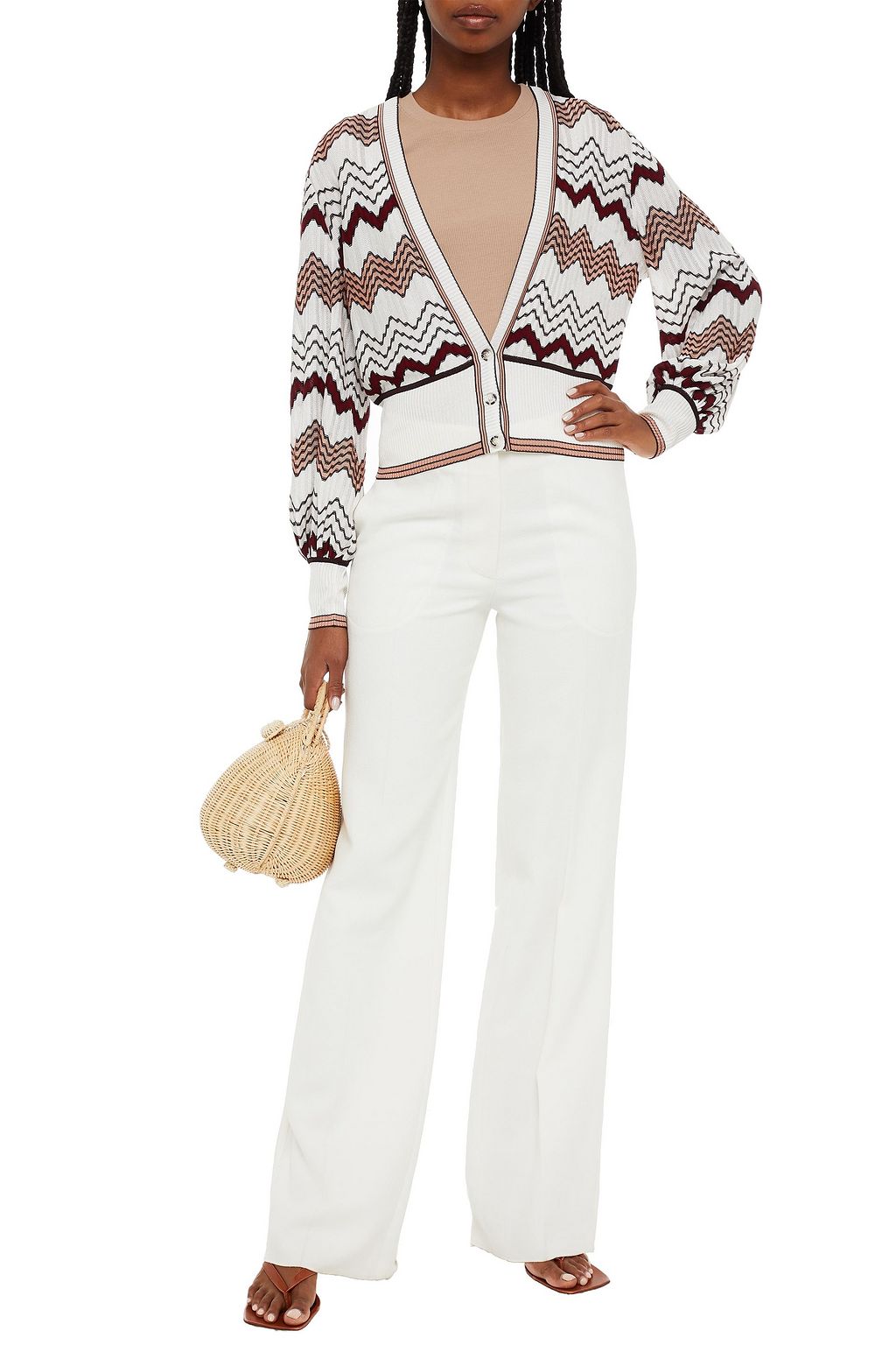MISSONI Crochet-knit cardigan