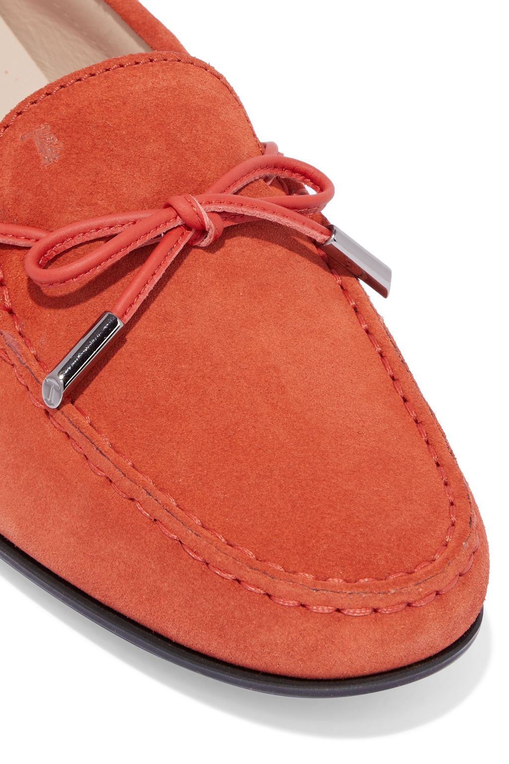 TOD'S Heaven Lacetto suede loafers