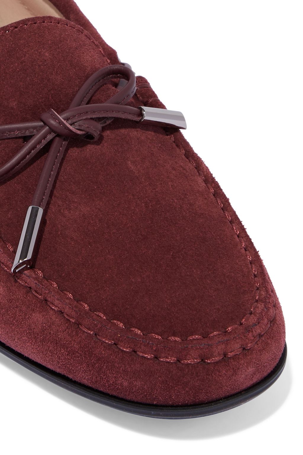 TOD'S Heaven Lacetto suede loafers