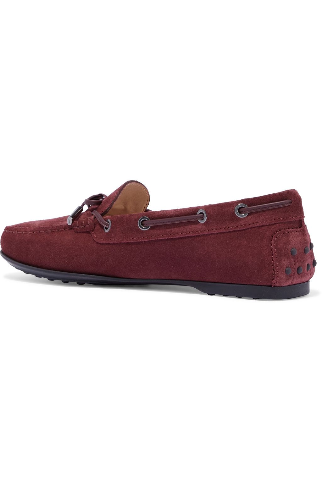 TOD'S Heaven Lacetto suede loafers