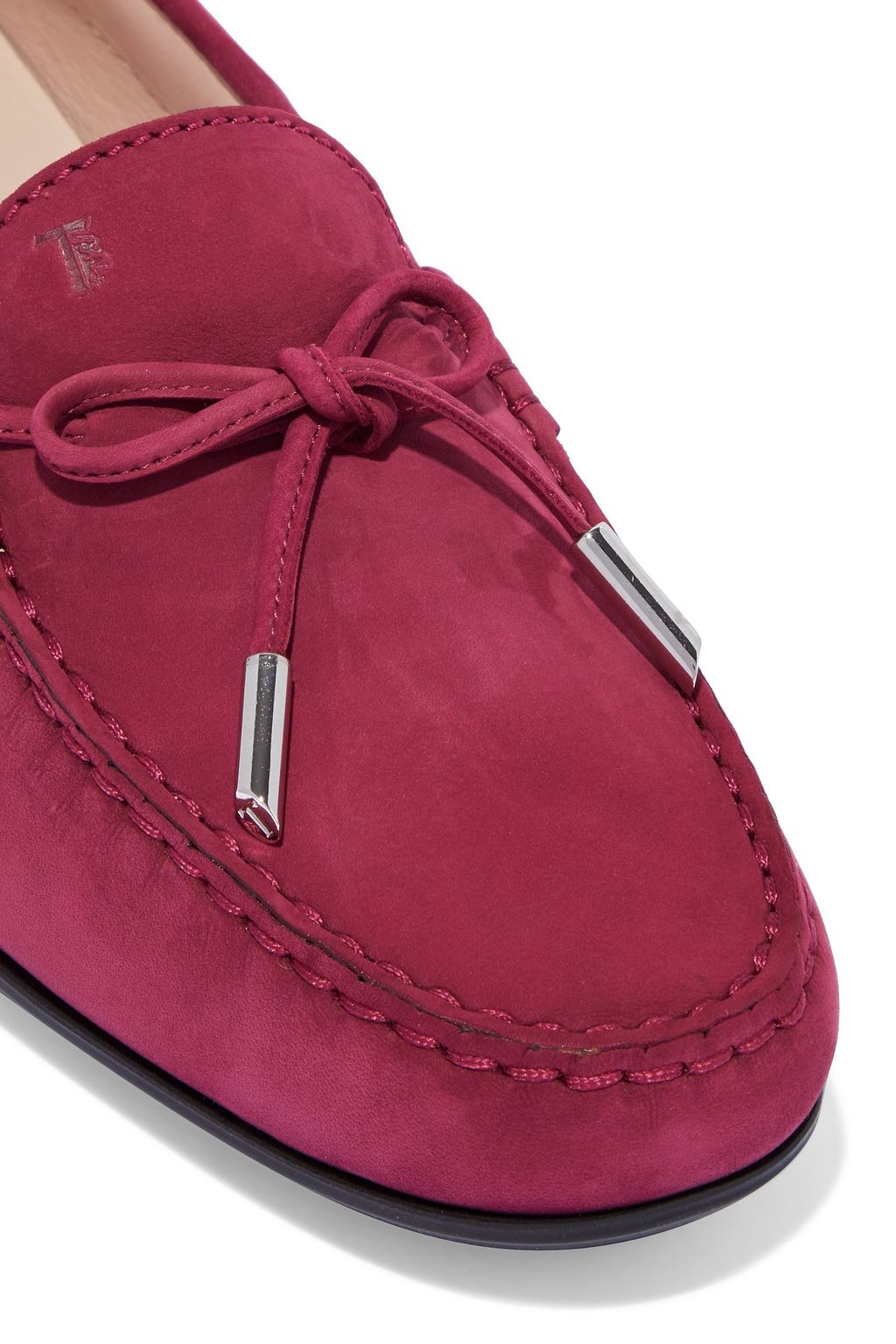 TOD'S Heaven Laccetto nubuck loafers