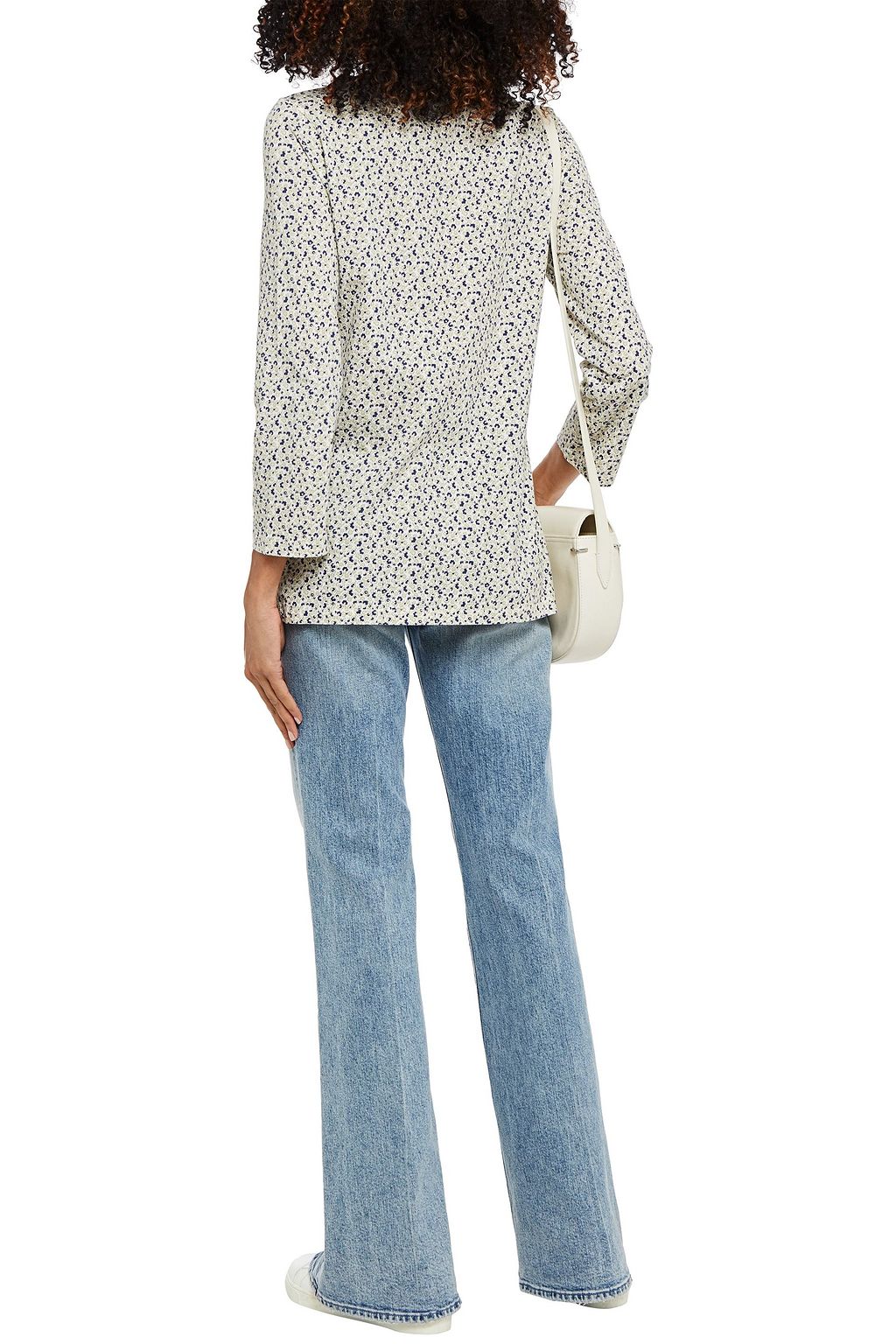 A.P.C. Floral-print cotton-jersey top