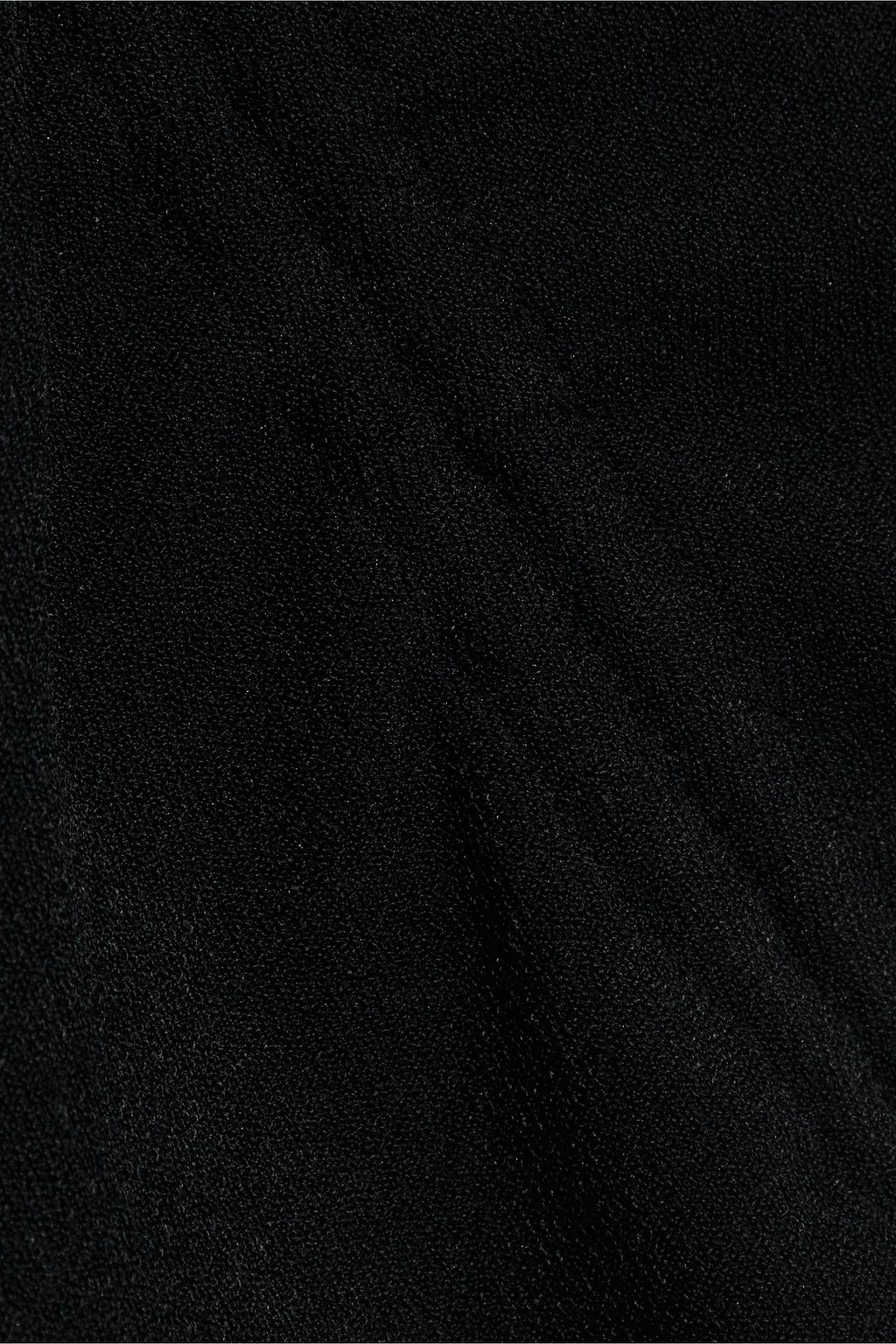 AUTUMN CASHMERE Cropped ruched stretch-knit sweater