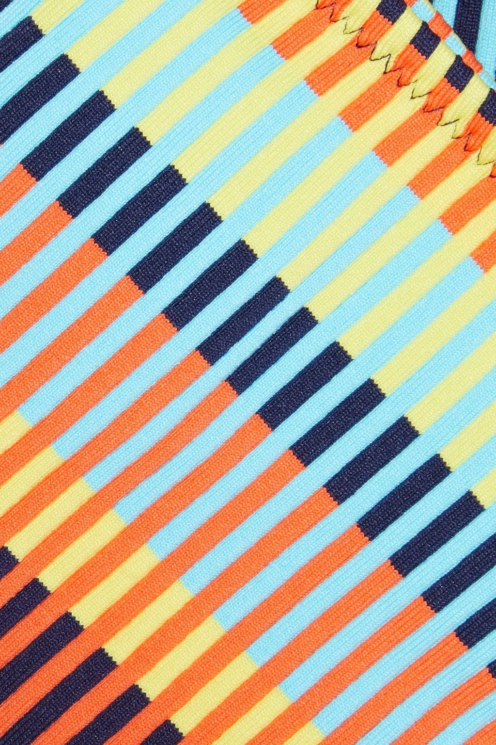 SOLID & STRIPED The Desi striped low-rise bikini briefs