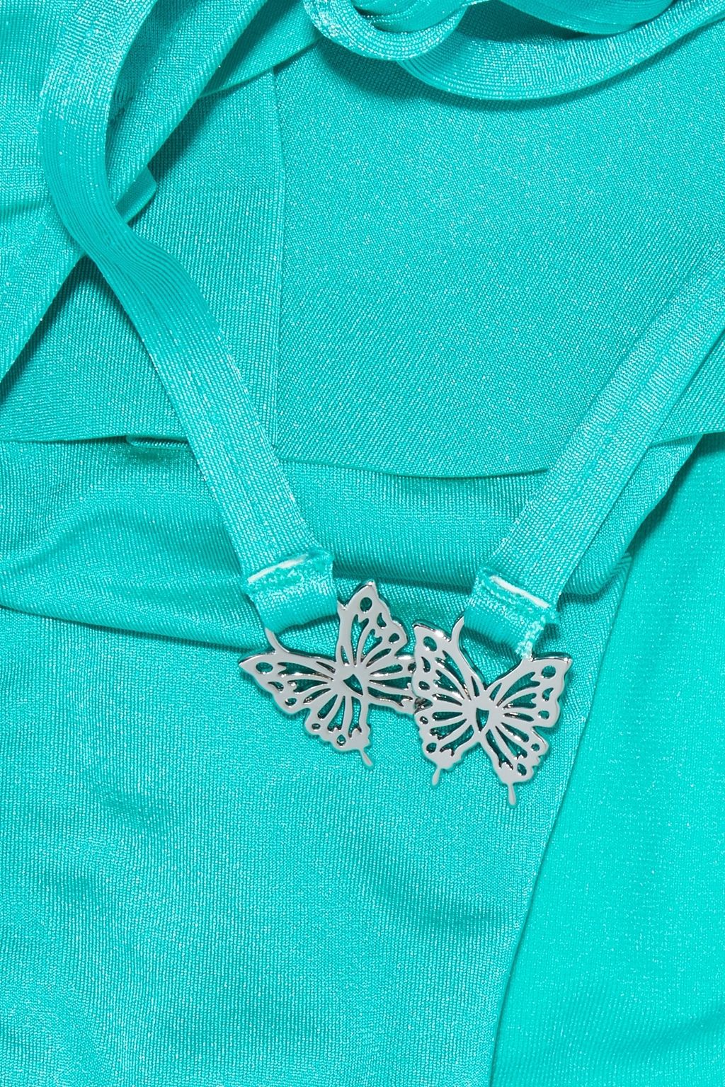 SEAFOLLY Shine On ruffled low-rise bikini briefs