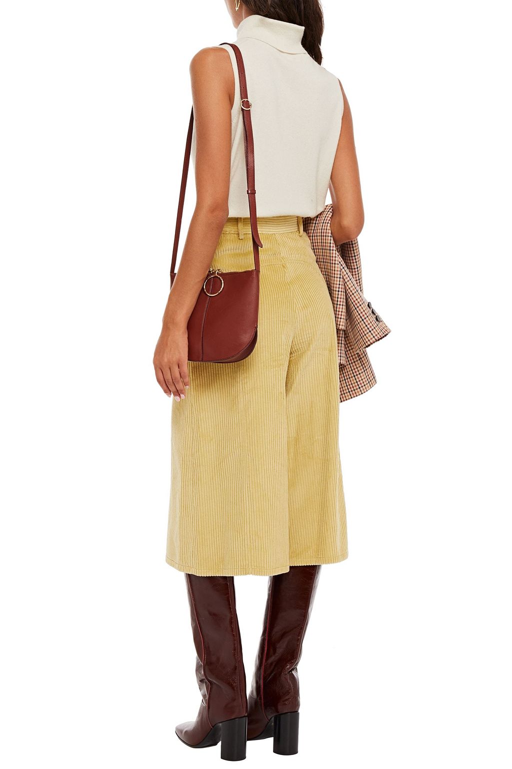 SEE BY CHLOÉ Cotton-blend corduroy culottes
