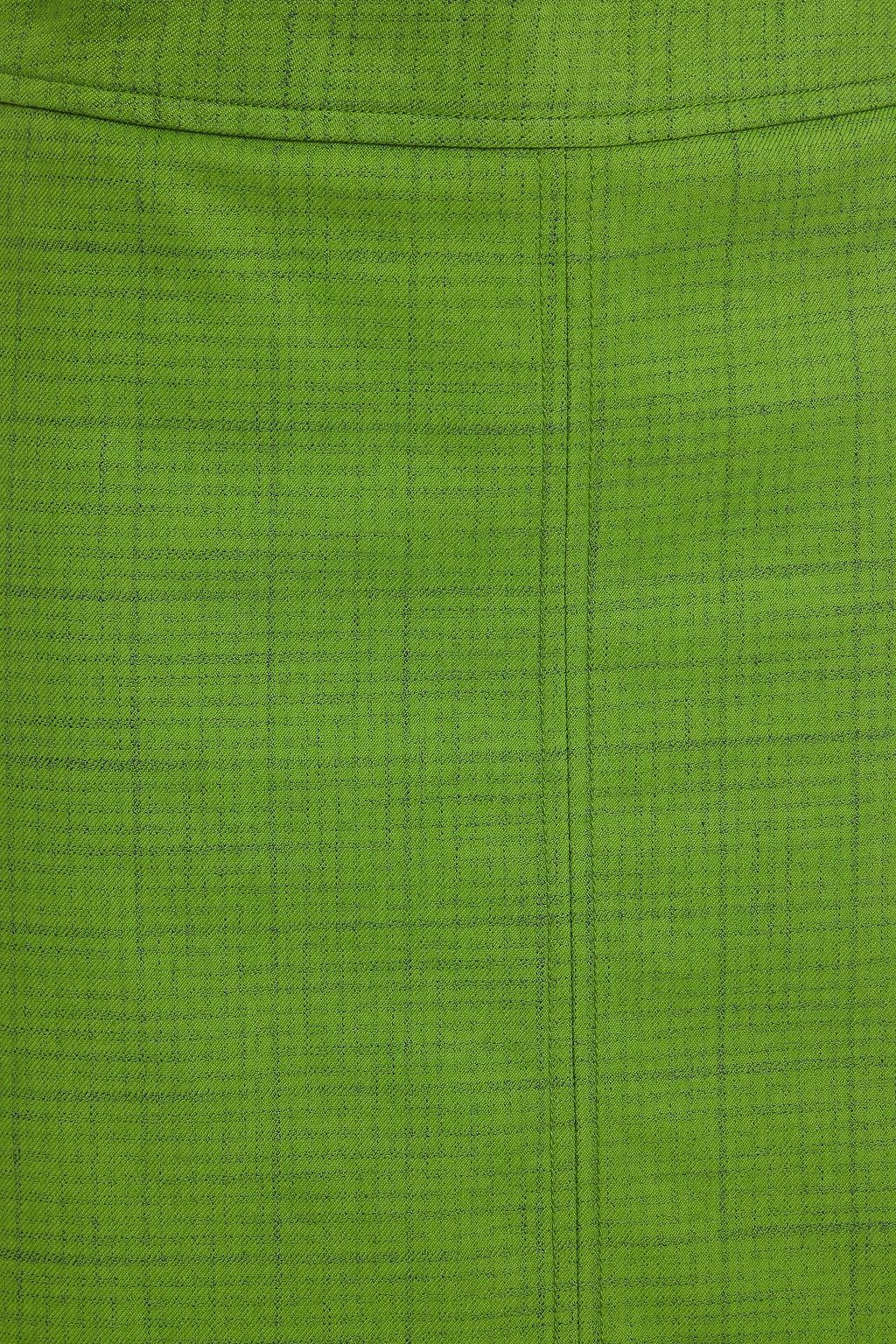 SEE BY CHLOÉ Checked cotton-blend twill mini skirt