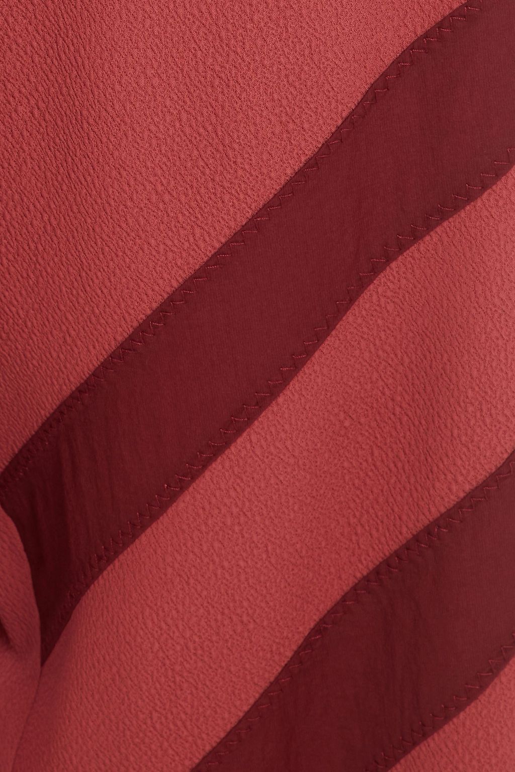 SEE BY CHLOÉ Cropped striped crepe track pants