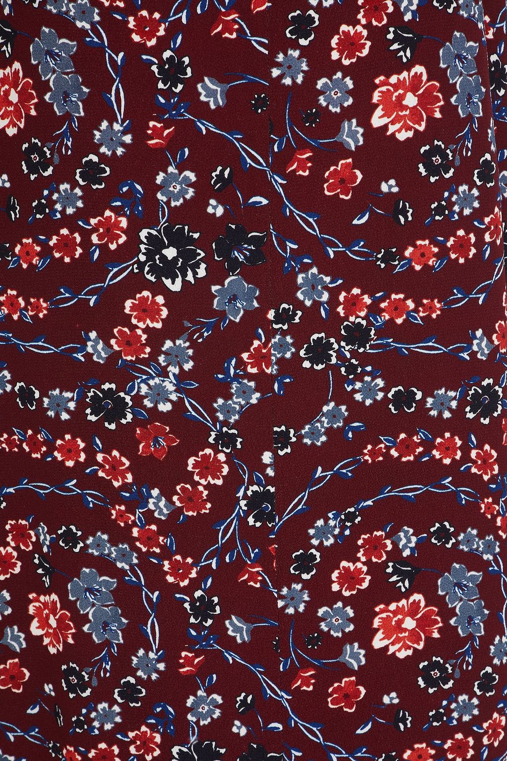 SEE BY CHLOÉ Gathered floral-print crepe dress