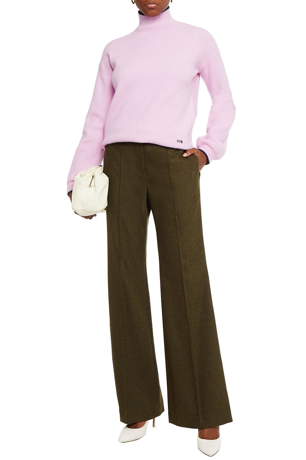 VICTORIA, VICTORIA BECKHAM Knitted turtleneck sweater