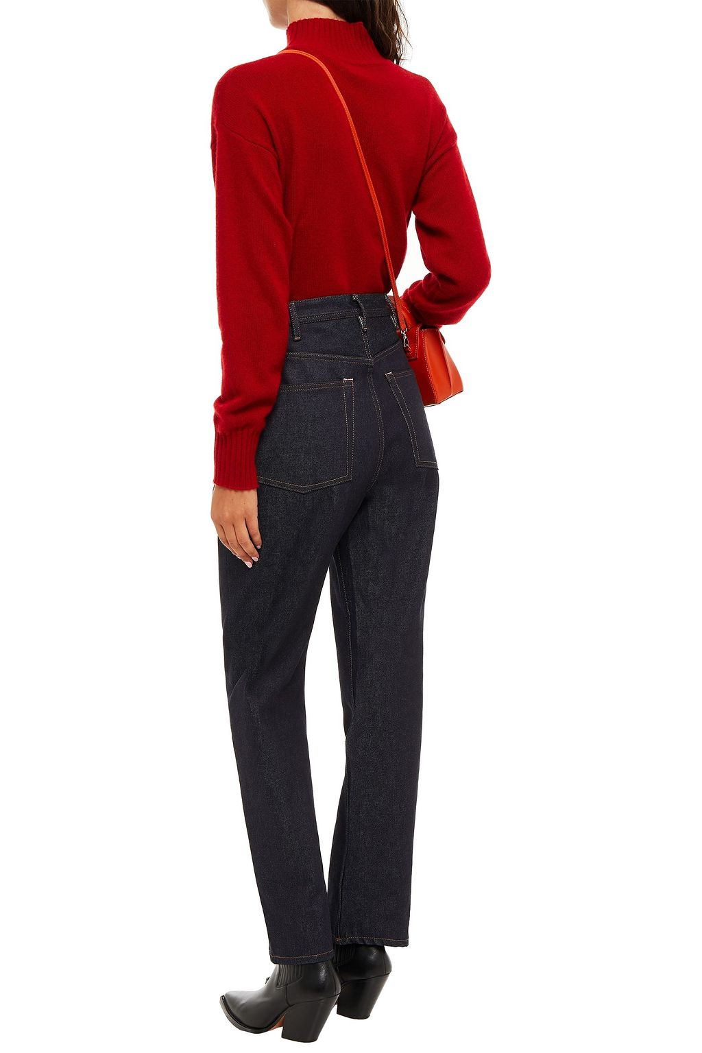 ACNE STUDIOS High-rise straight-leg jeans