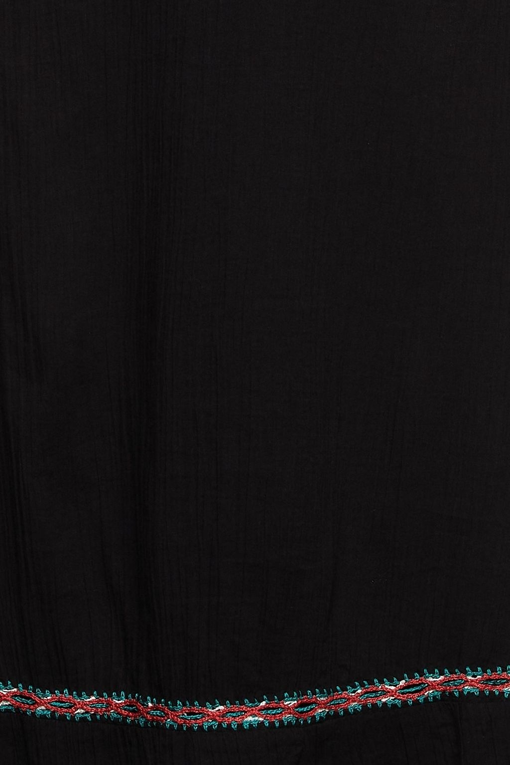 ANTIK BATIK Valentine crochet-trimmed crinkled cotton-gauze midi dress