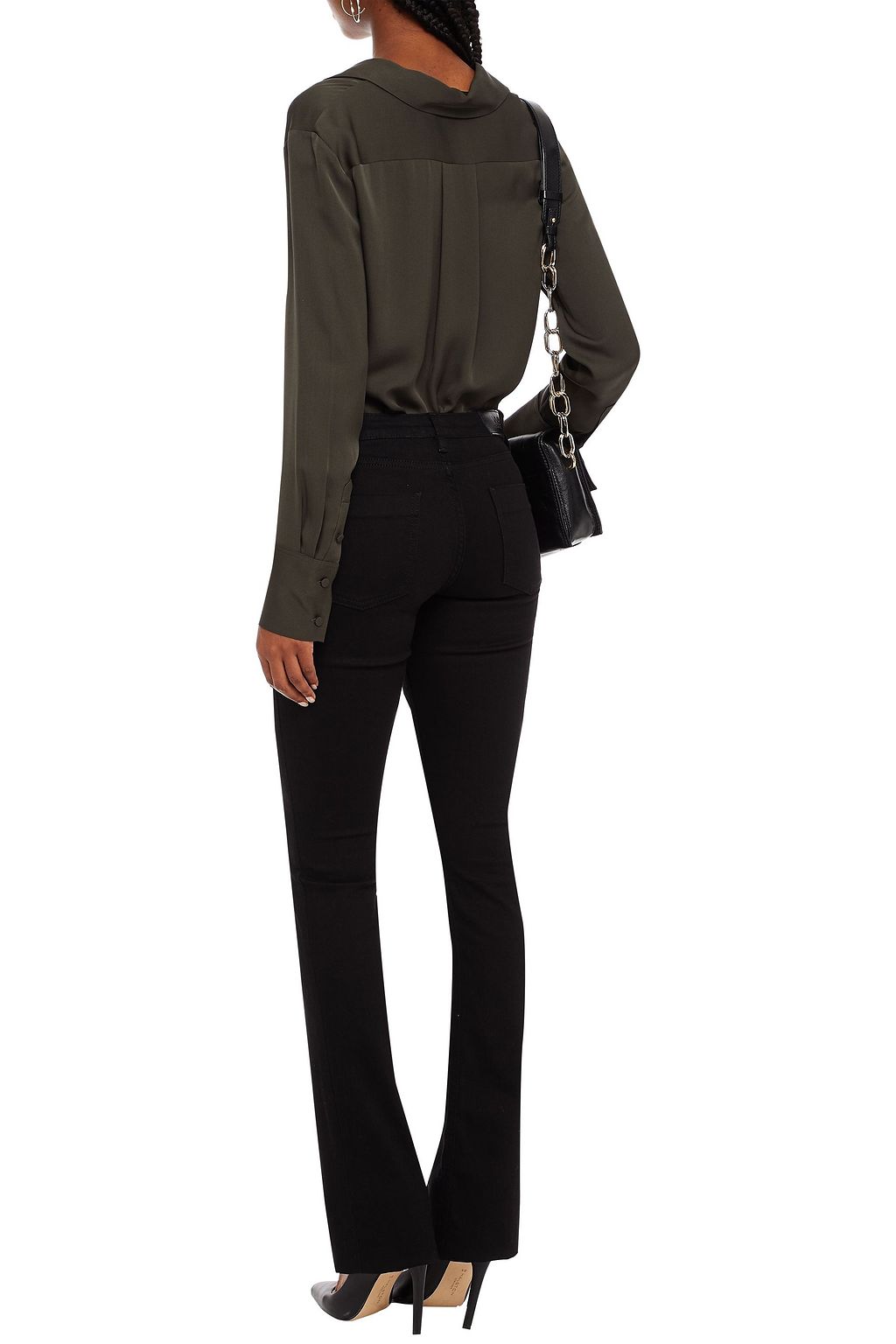 VICTORIA, VICTORIA BECKHAM High-rise bootcut jeans