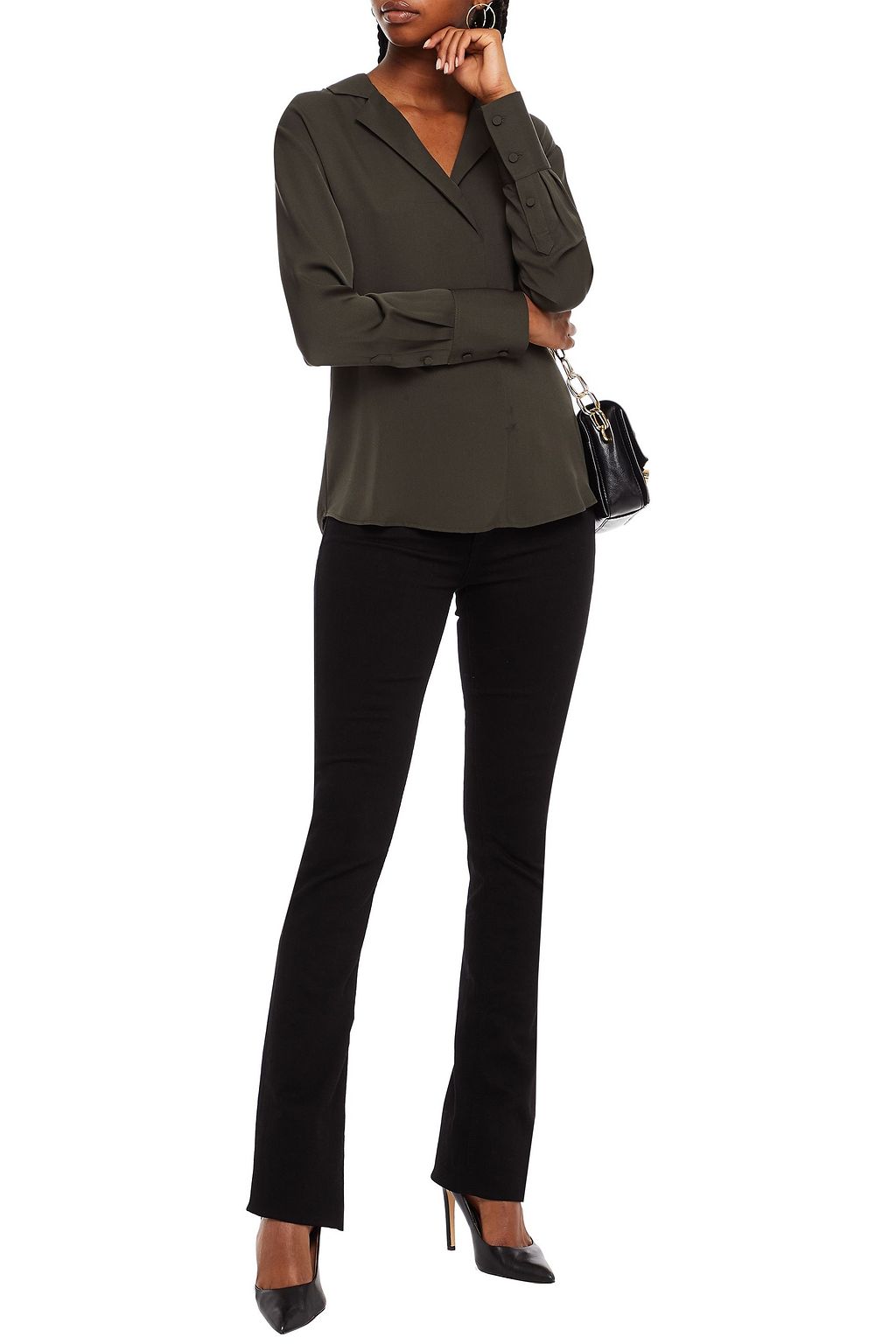 VICTORIA, VICTORIA BECKHAM High-rise bootcut jeans
