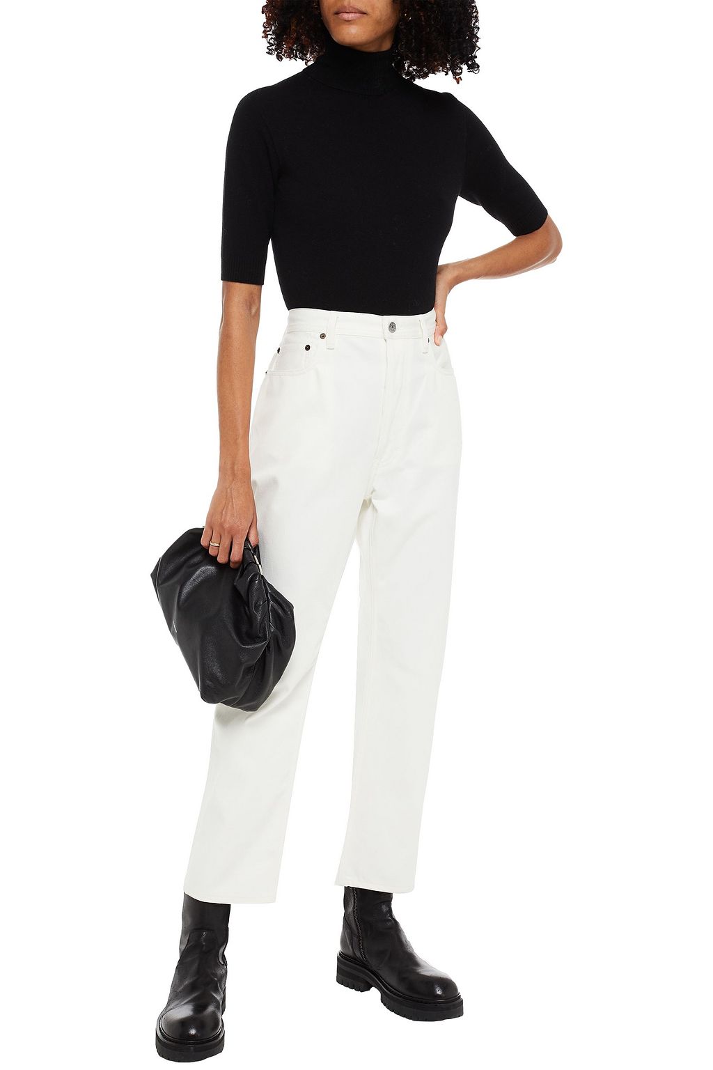 ACNE STUDIOS High-rise straight-leg jeans