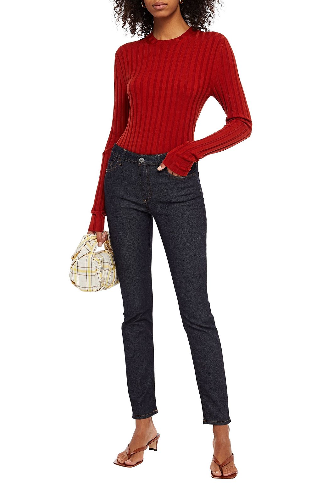 ACNE STUDIOS High-rise skinny jeans