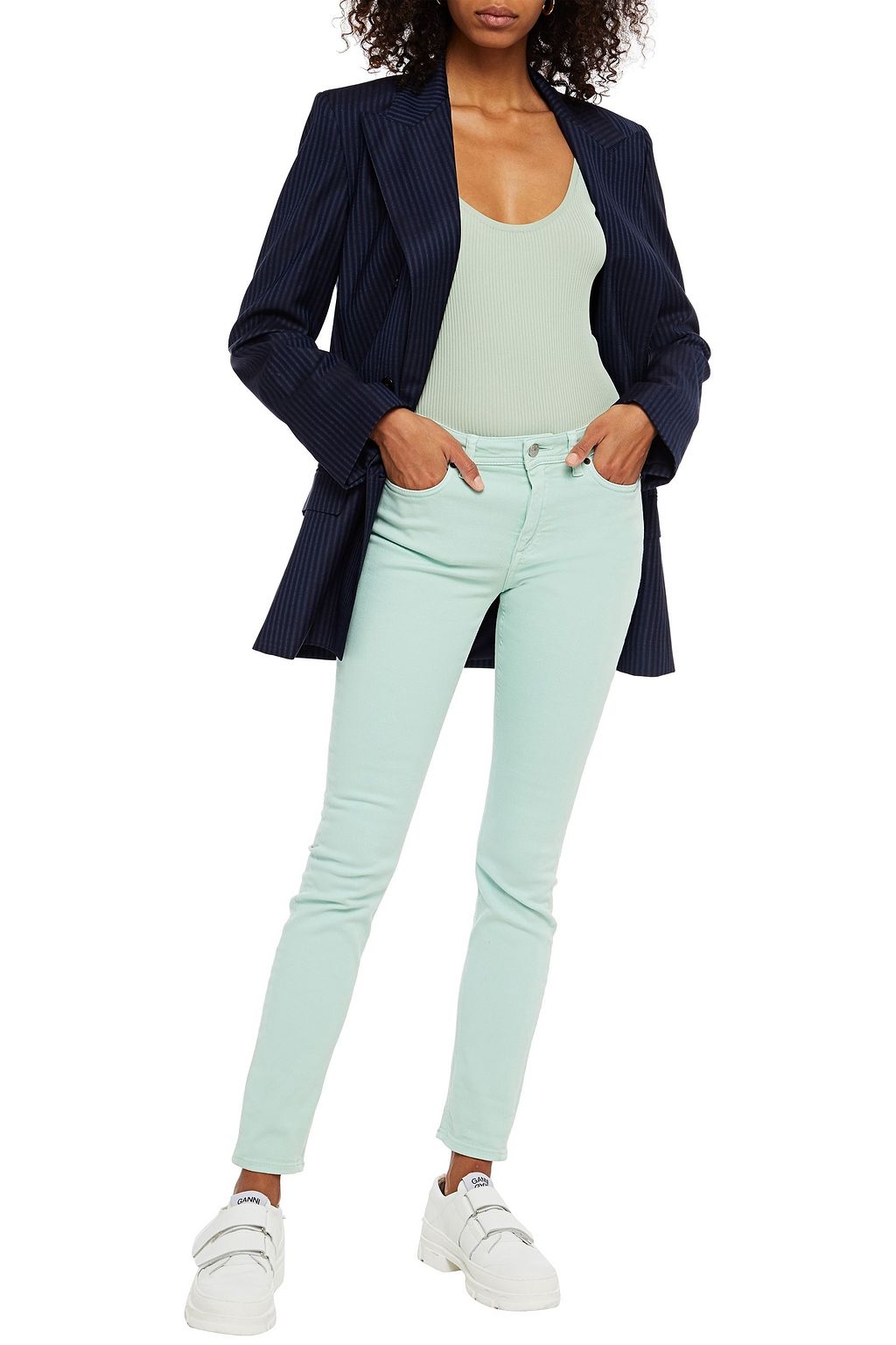 ACNE STUDIOS High-rise skinny jeans