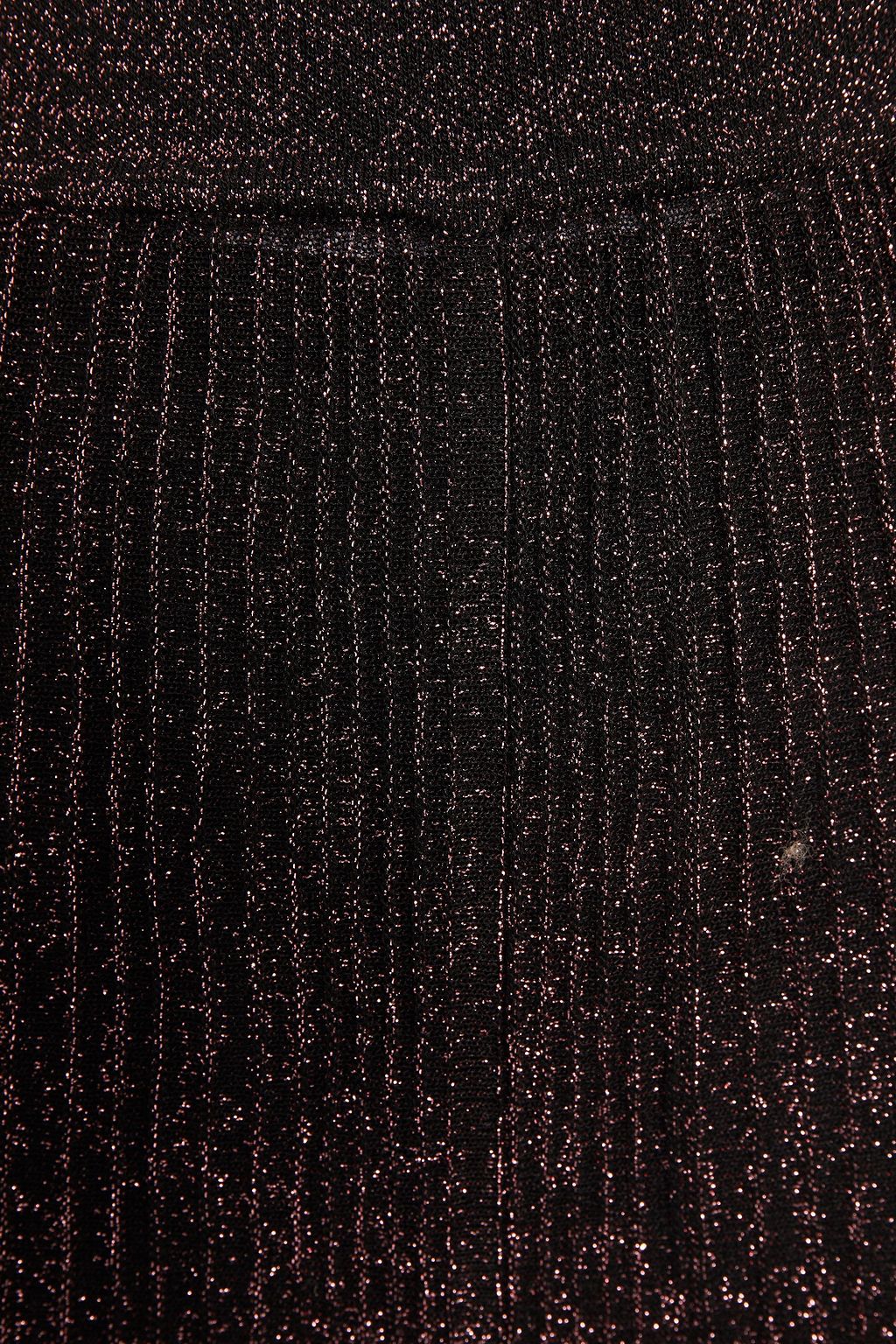 MISSONI Hose mit weitem Bein aus geripptem Häkelstrick mit Metallic-Effekt