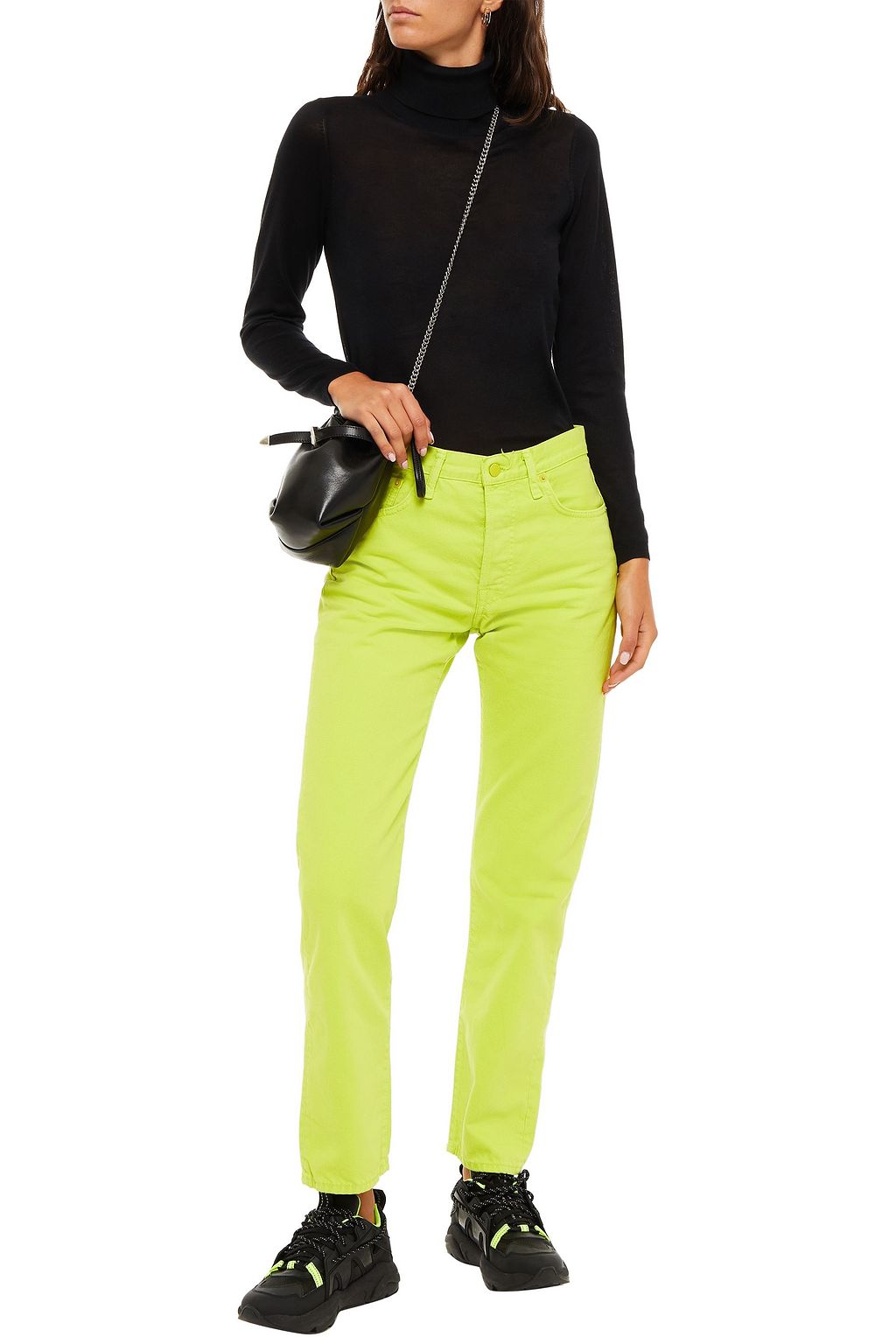 ACNE STUDIOS High-rise straight-leg jeans
