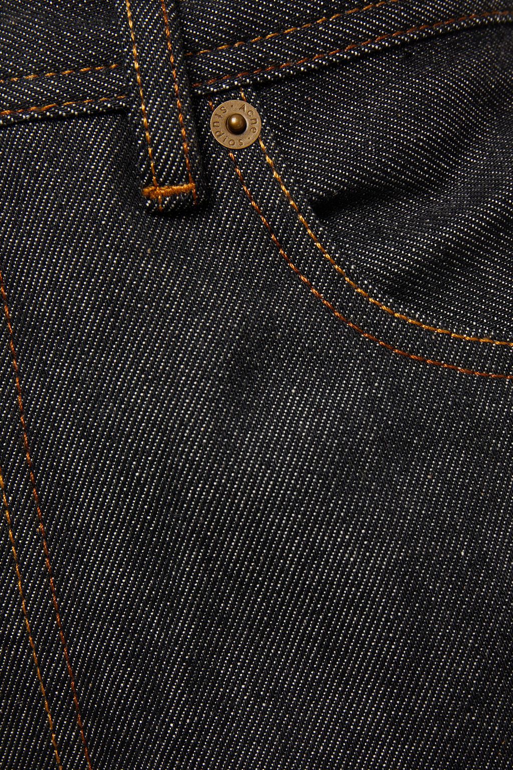 ACNE STUDIOS بنطلون جينز بخصر مرتفع وقصة أرجل مستقيمة