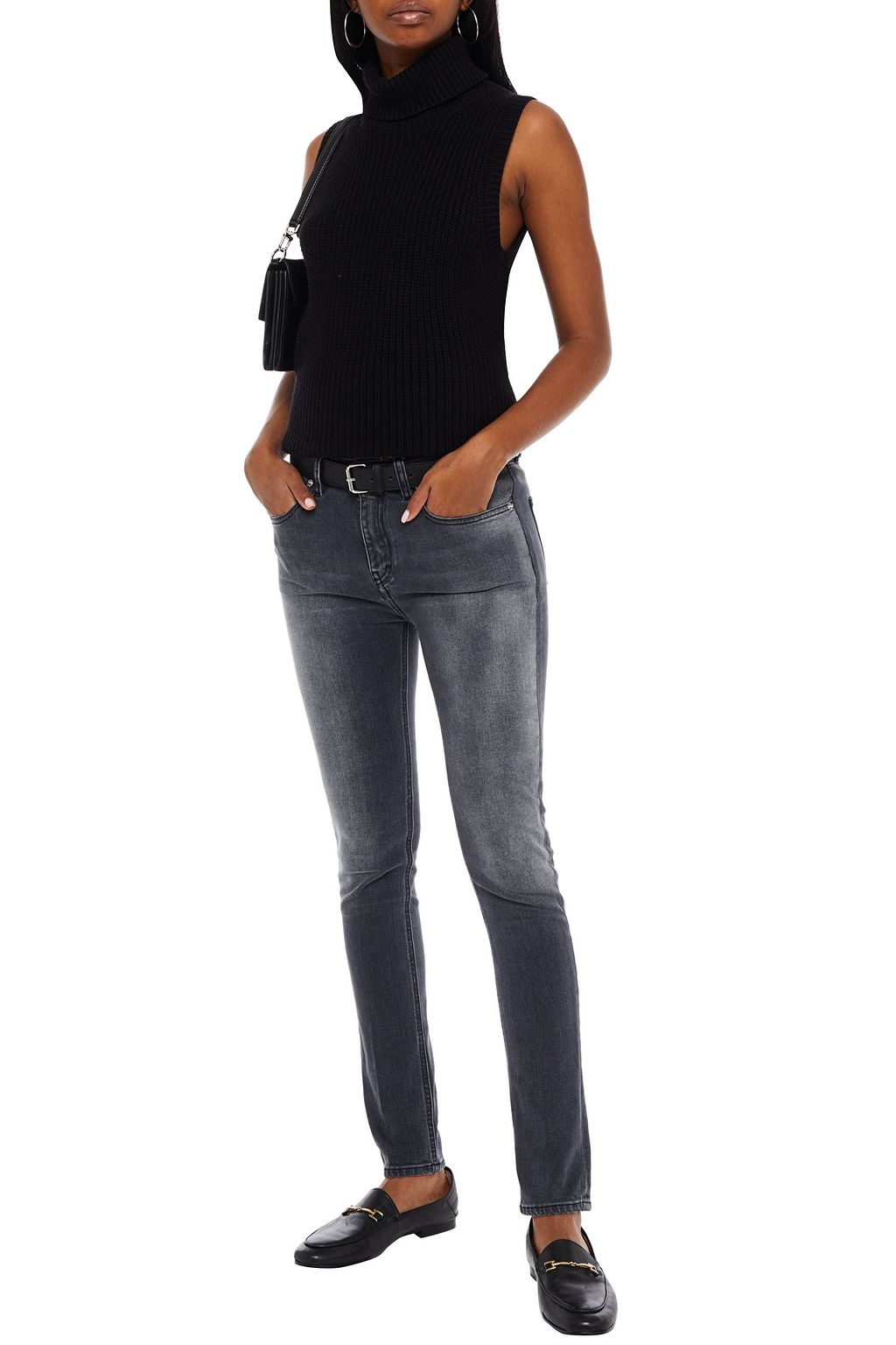 VICTORIA, VICTORIA BECKHAM Mid-rise skinny jeans