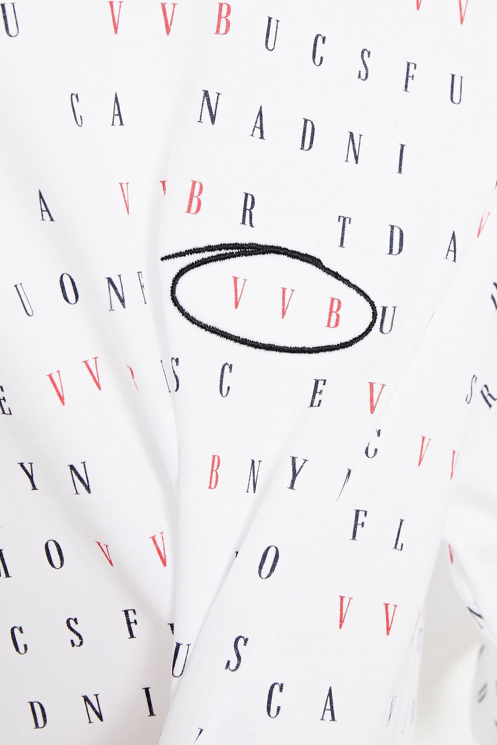 VICTORIA, VICTORIA BECKHAM Printed cotton-jersey T-shirt