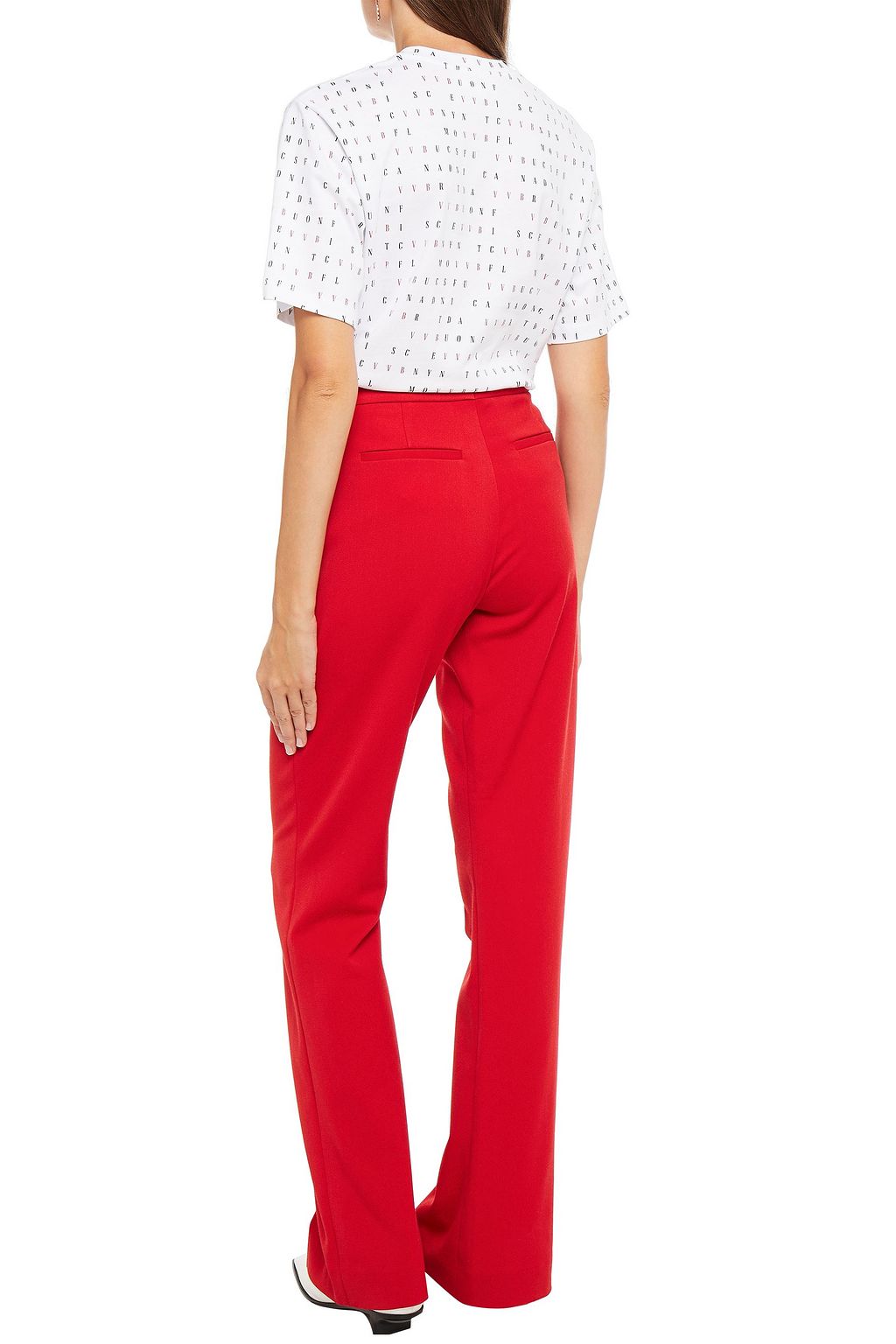 VICTORIA, VICTORIA BECKHAM Printed cotton-jersey T-shirt