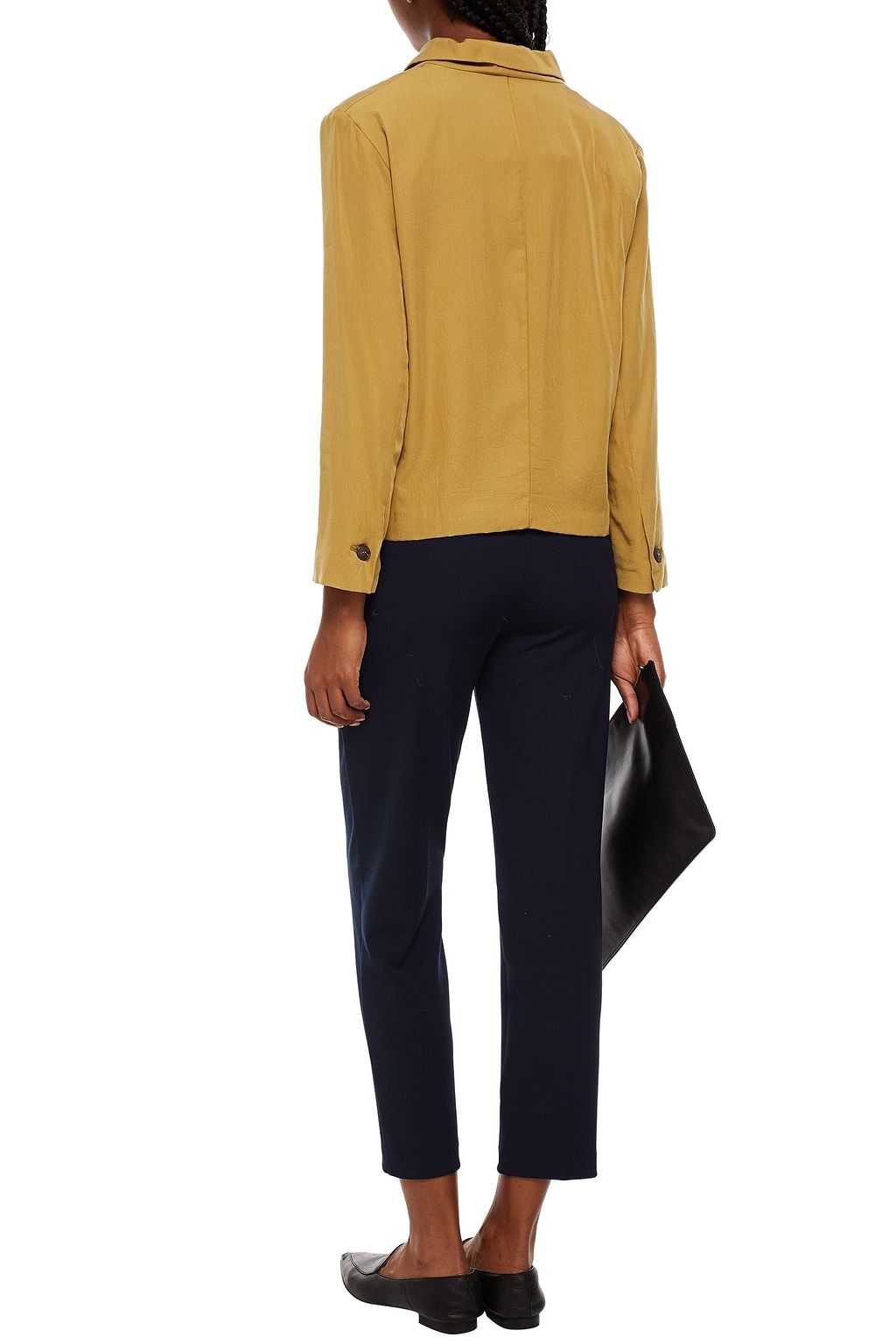 AMERICAN VINTAGE Nalastate cropped Lyocell-twill jacket