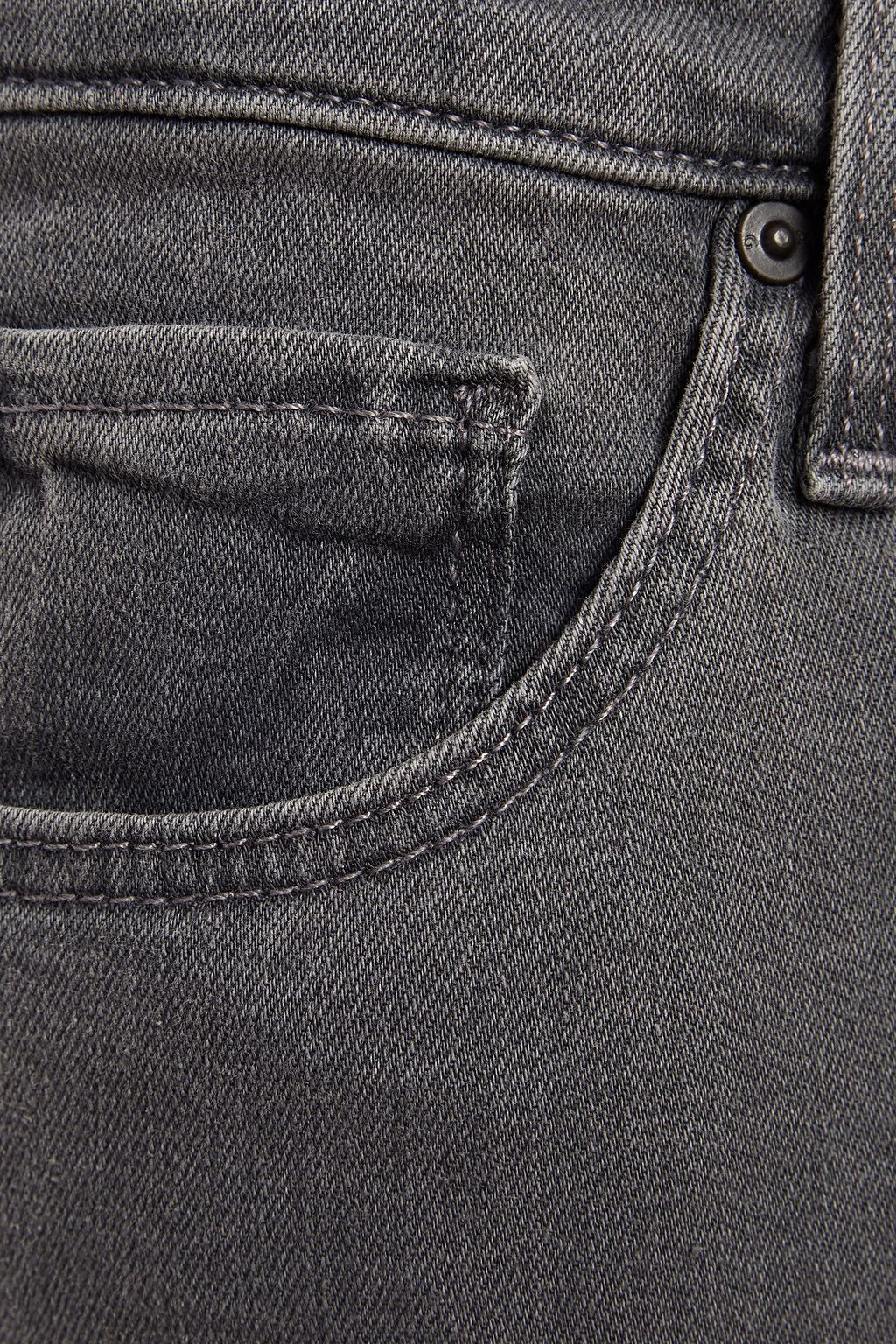 AG JEANS Mid-rise slim-leg jeans