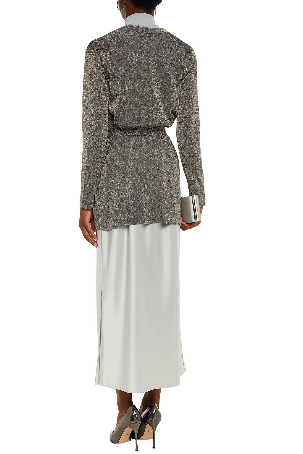 MISSONI Metallic knitted cardigan