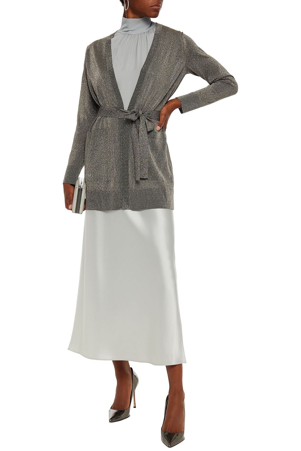 MISSONI Metallic knitted cardigan